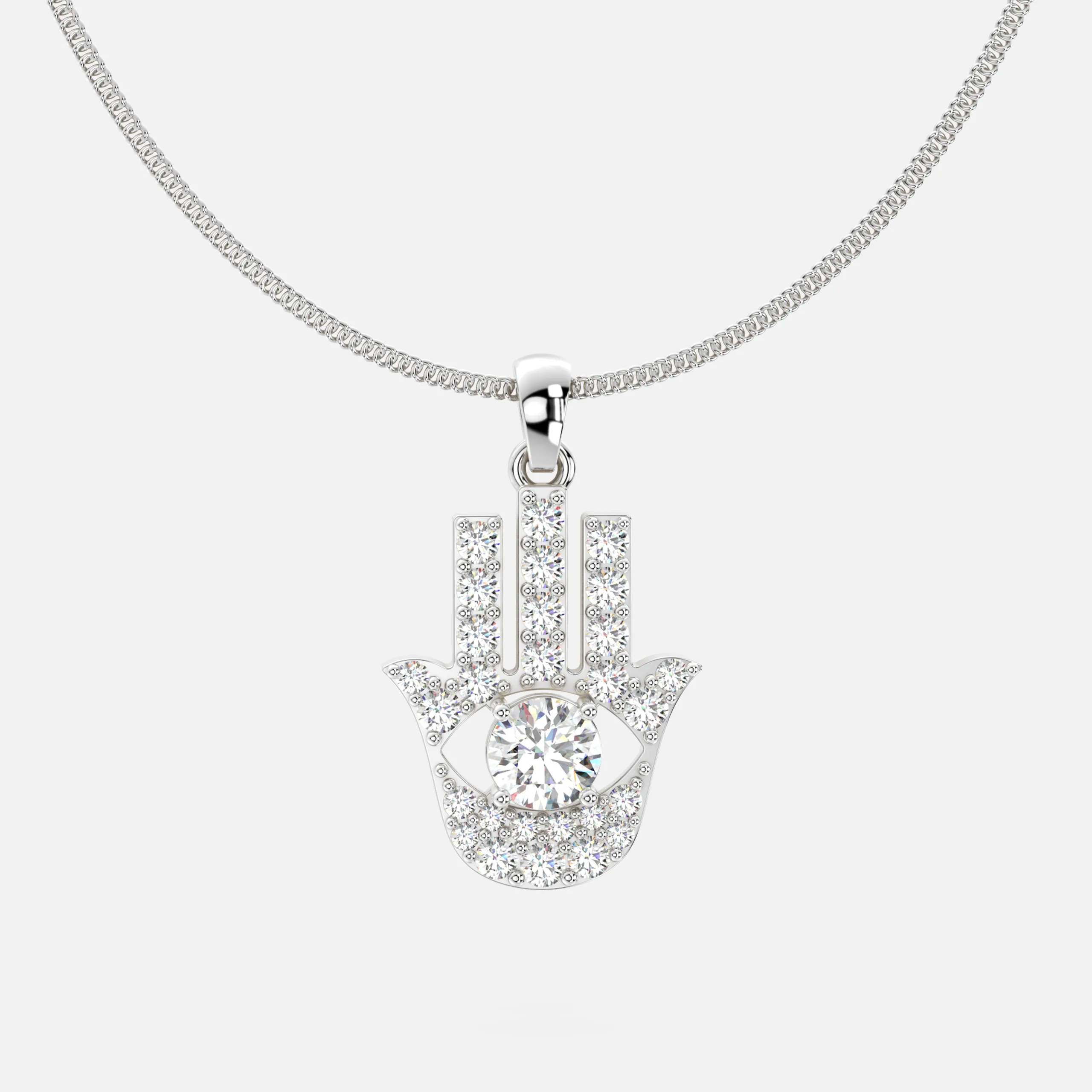 Evil Eye Diamond Pendant