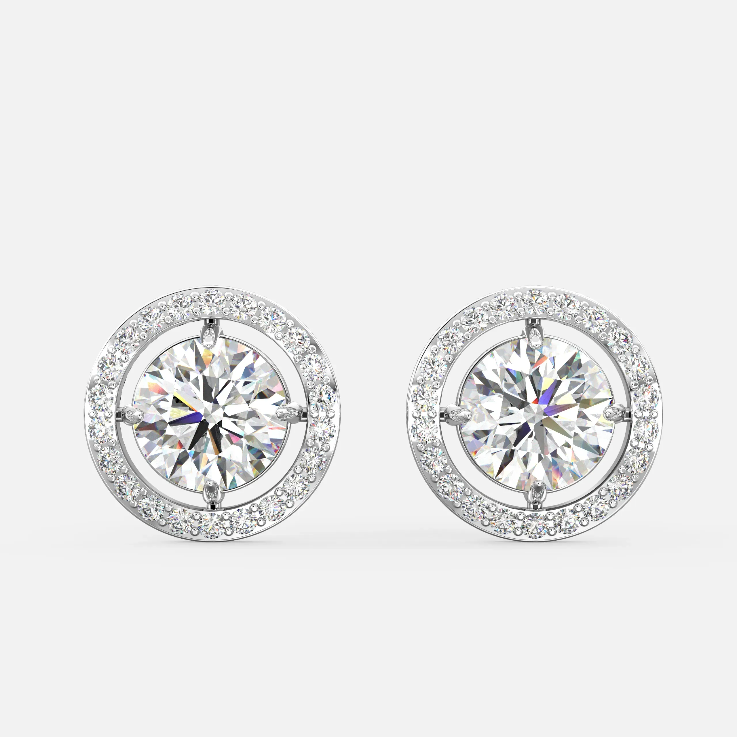 Classic Round Diamond Studs