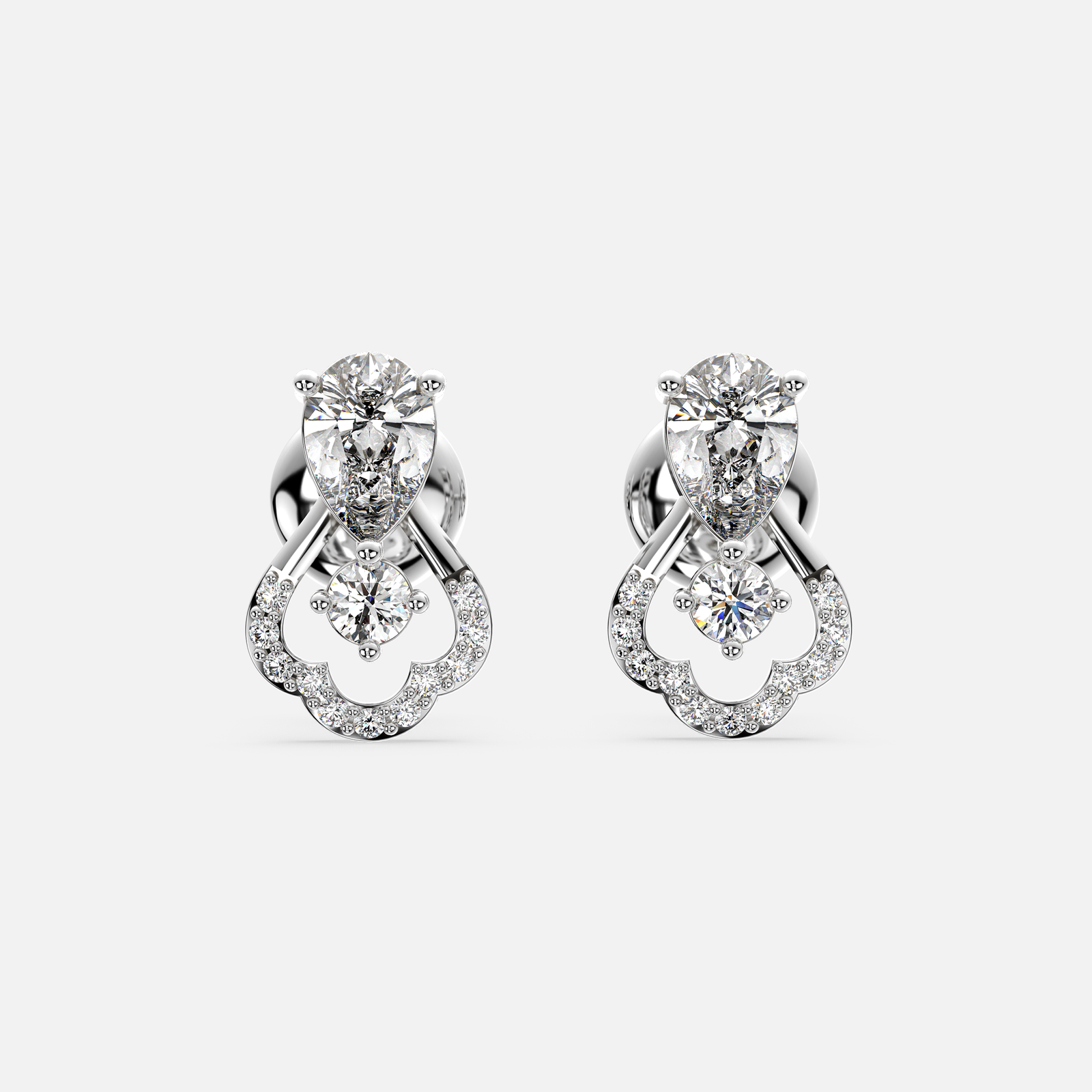 Teardrop Radiance Diamond Earrings