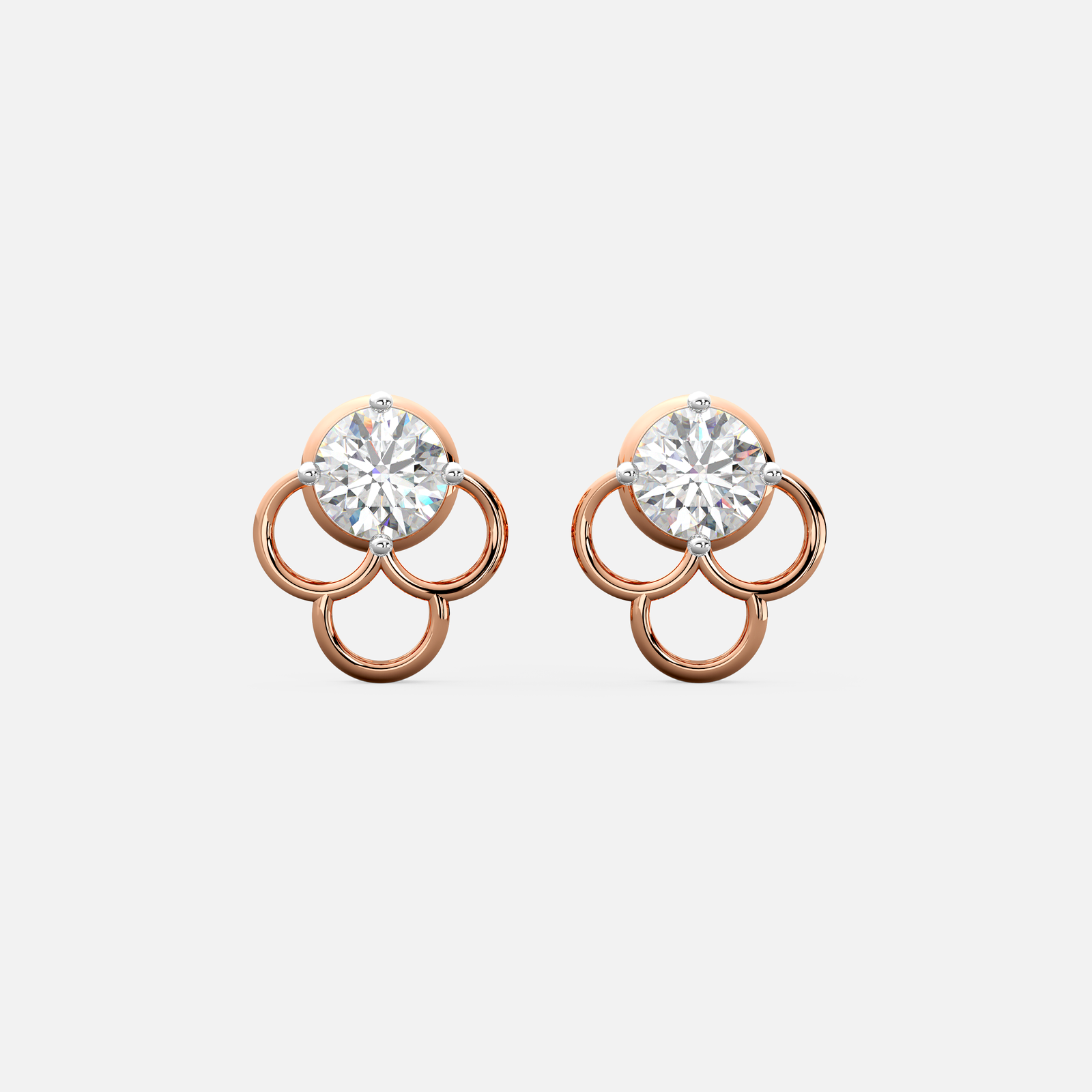 Lustre Loop Diamond Earrings