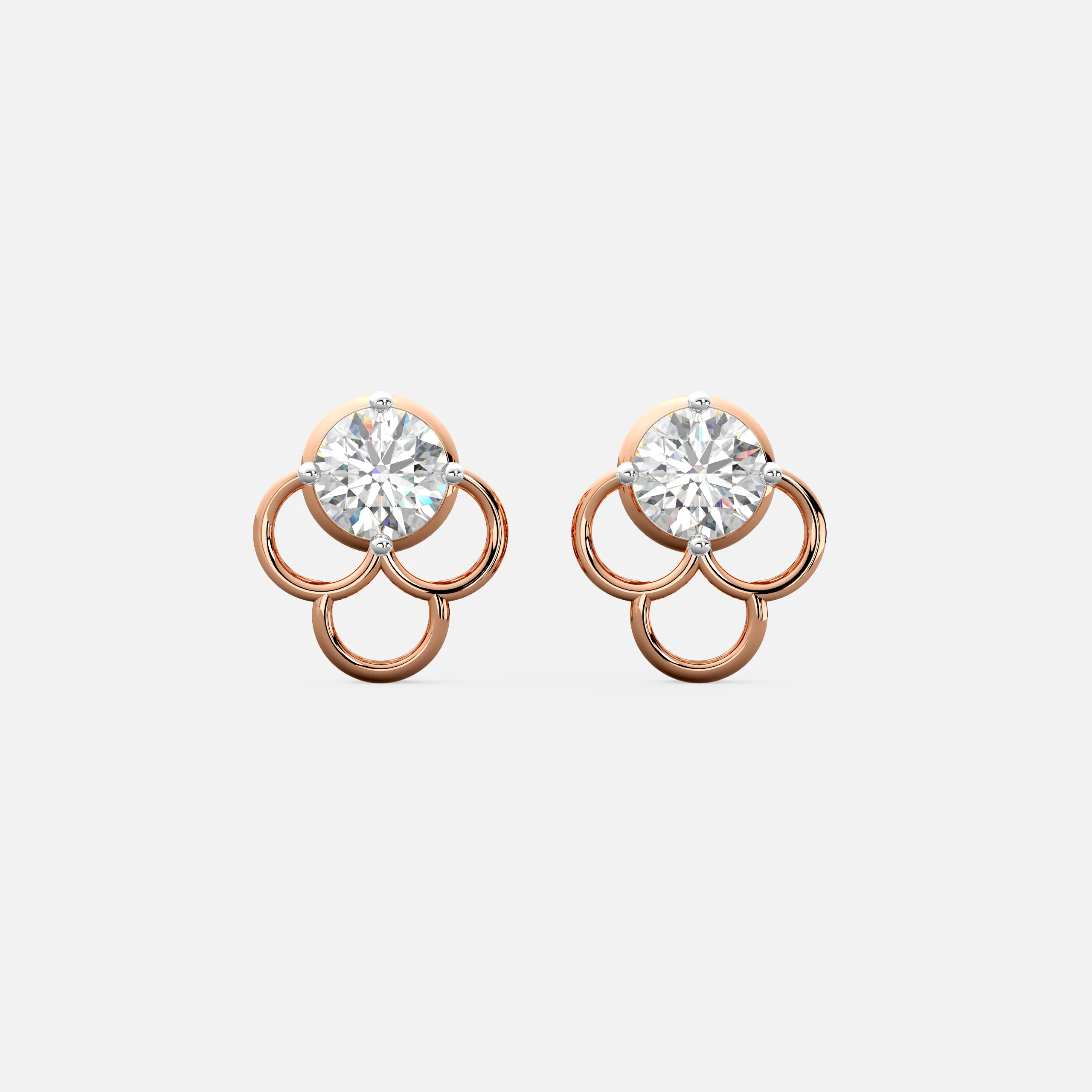 Lustre Loop Diamond Earrings