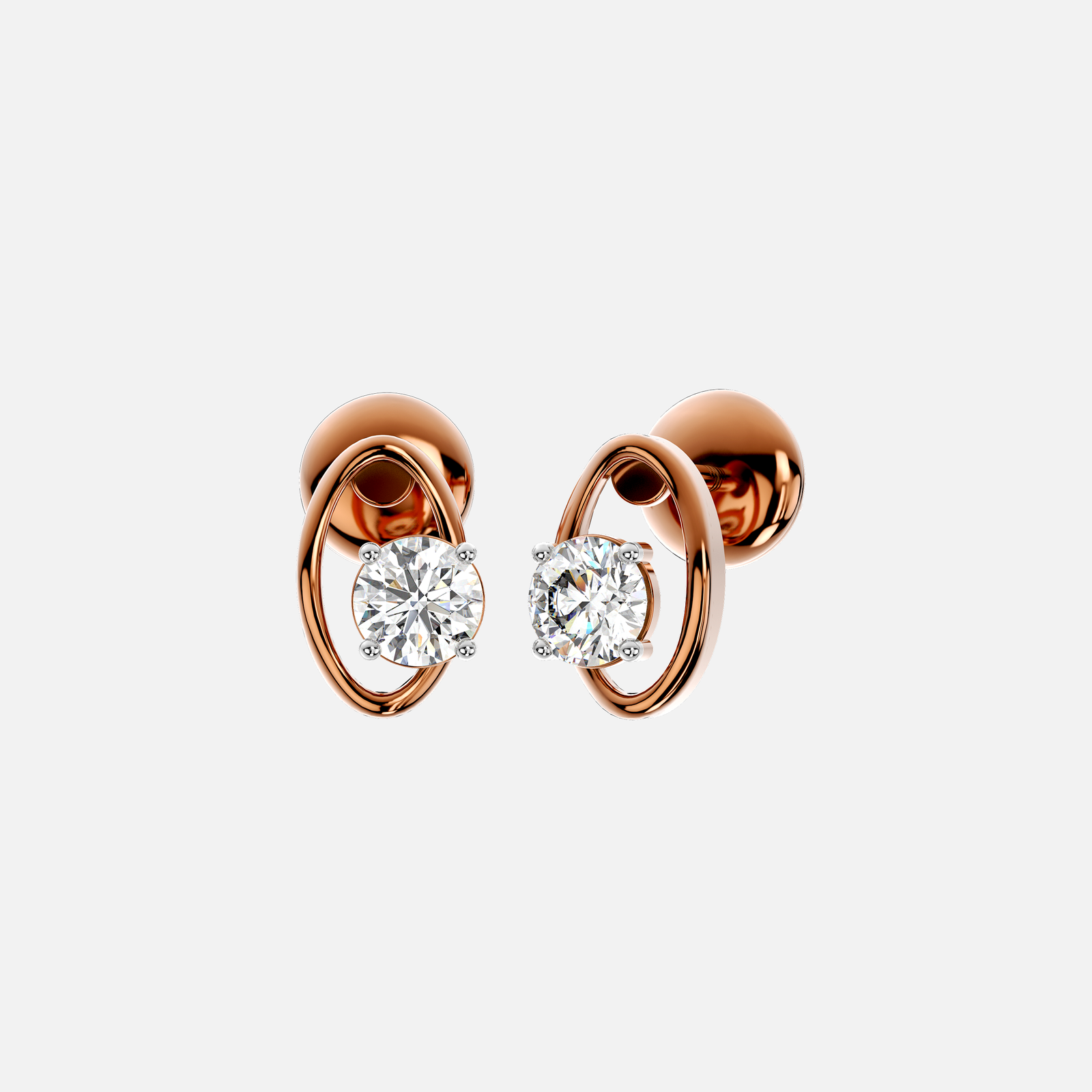 Eternal Halo Diamond Earring