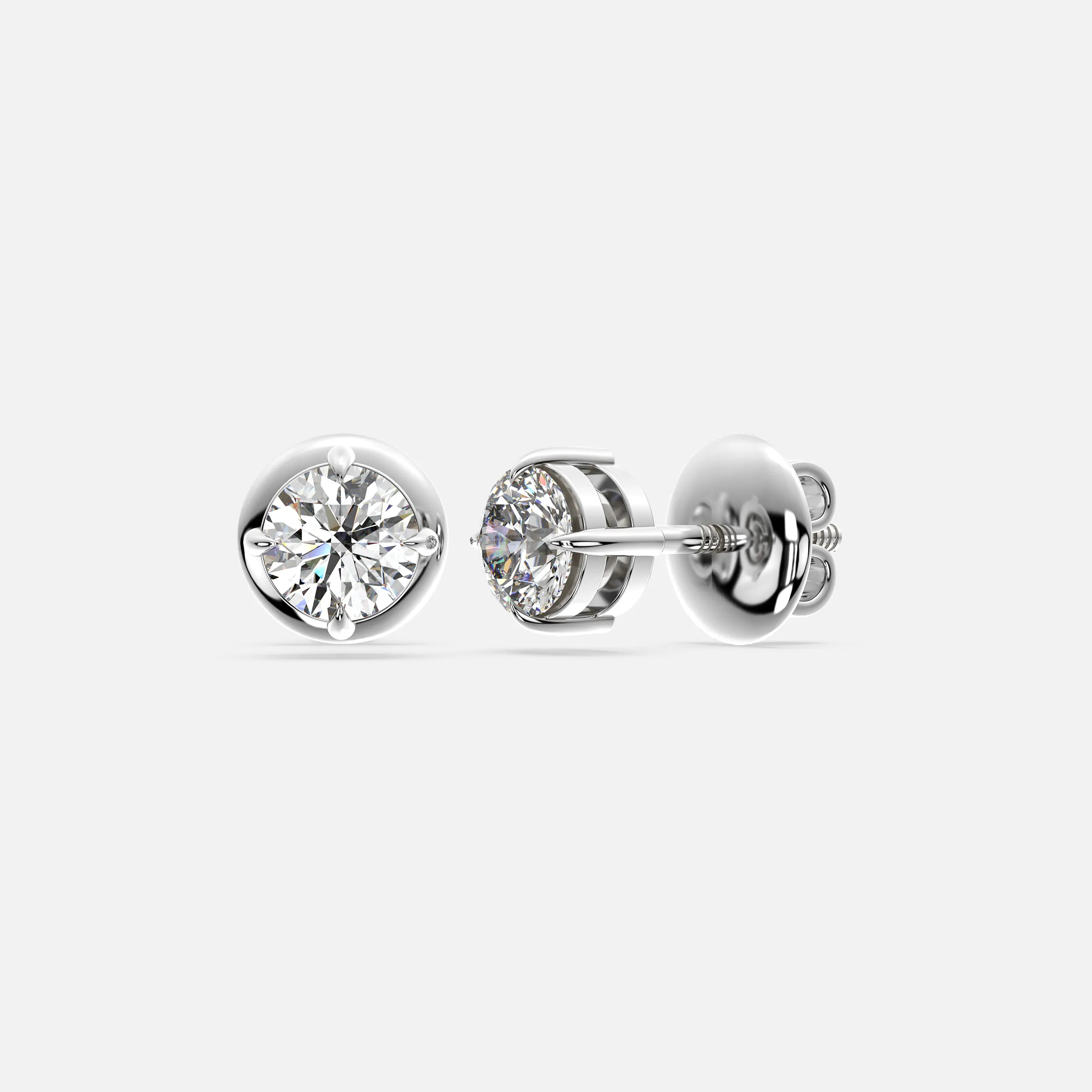 Allure Solitaire Earrings
