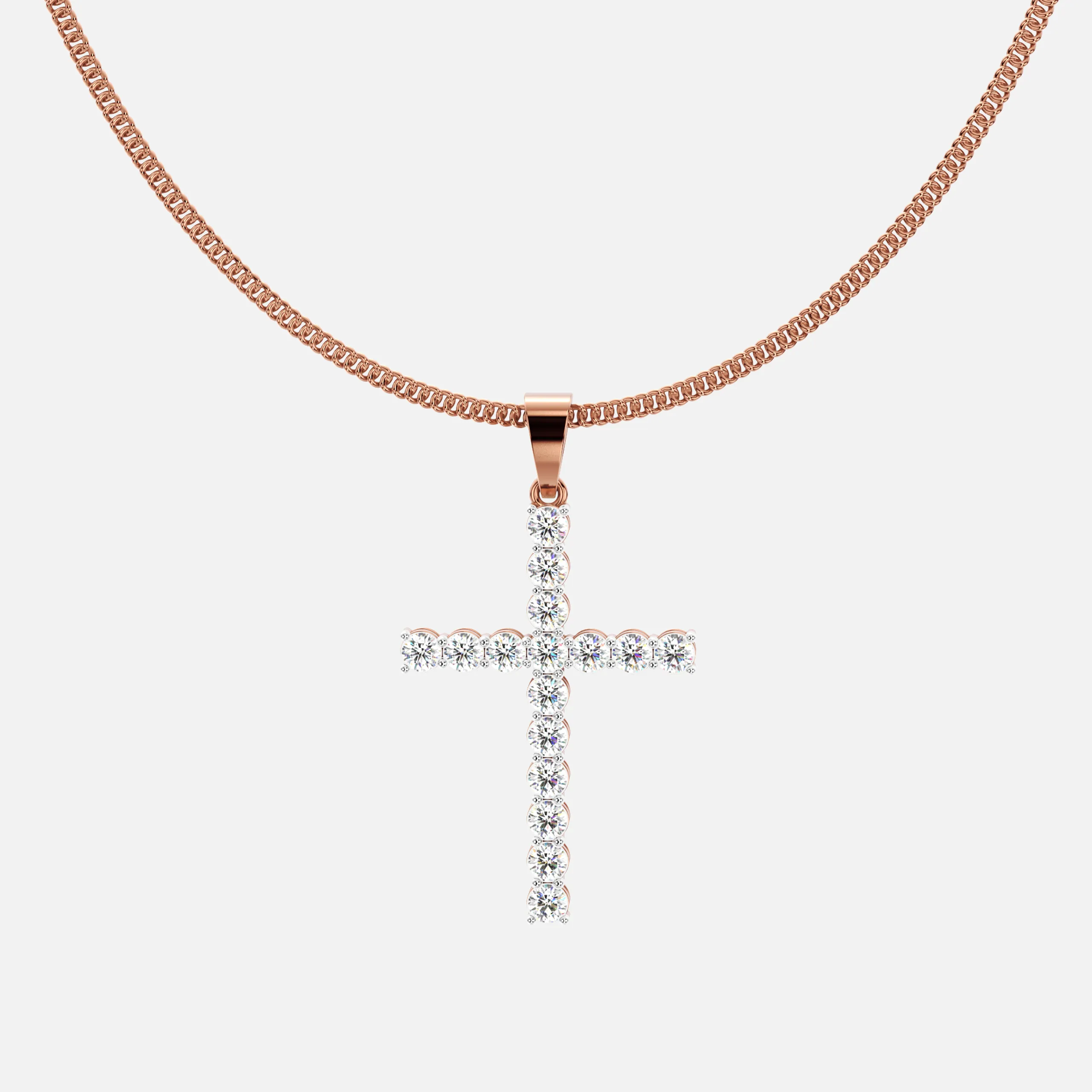 Divine Diamond Cross Pendant