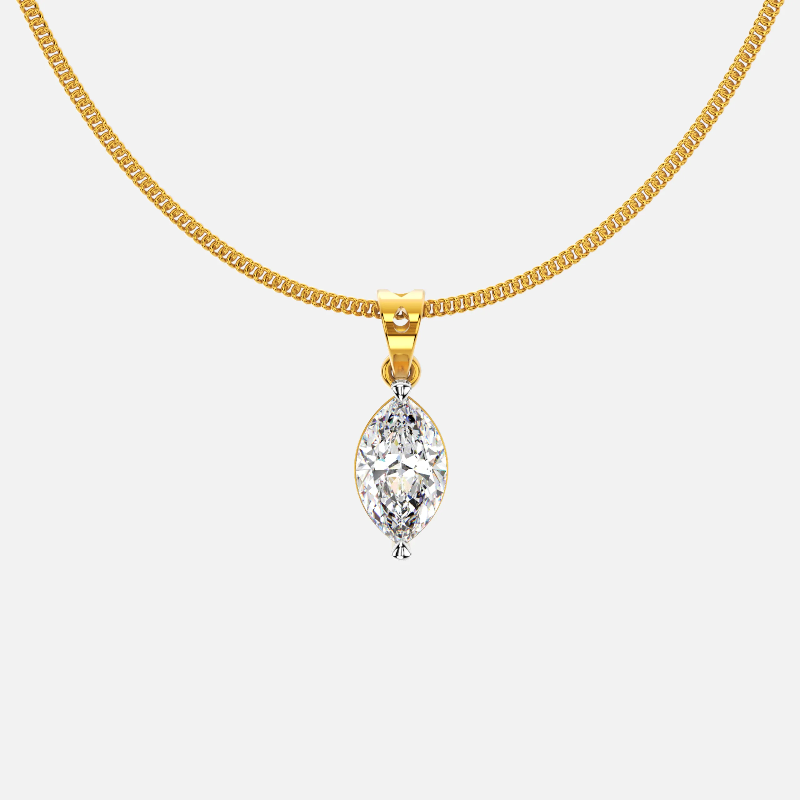 Graceleaf Marquise Pendant