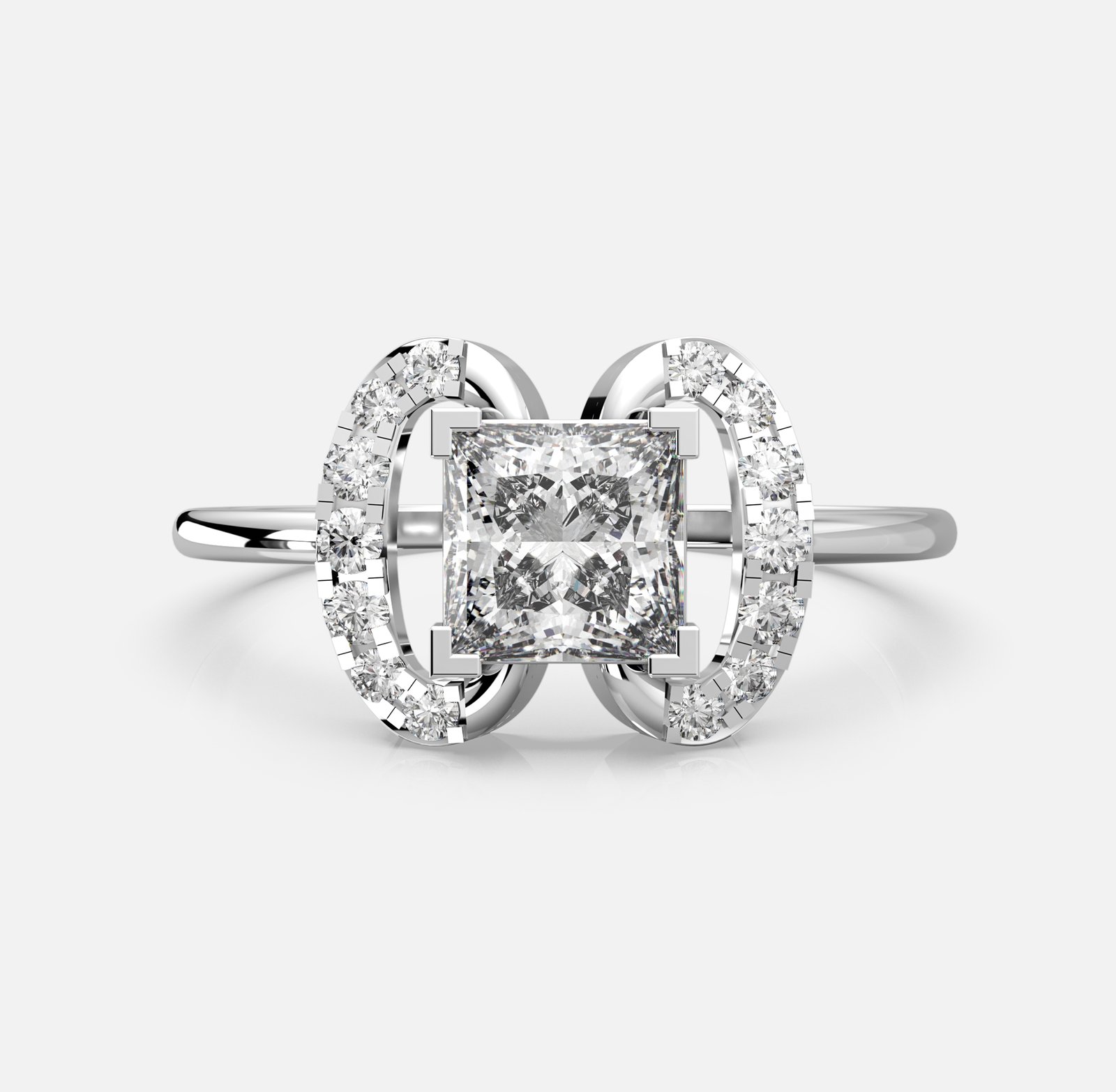 Infinity Loop Diamond Ring