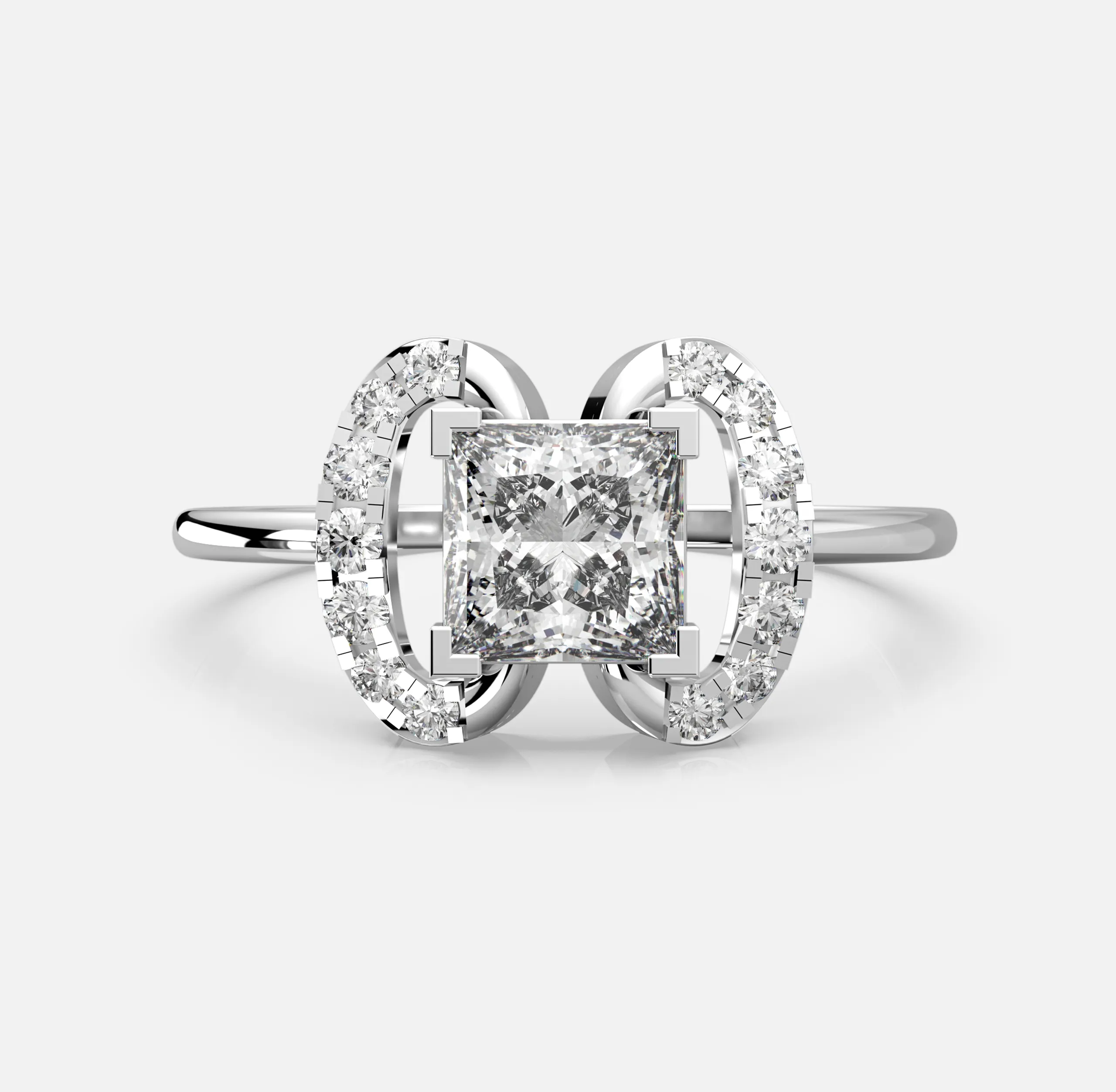 Infinity Loop Diamond Ring