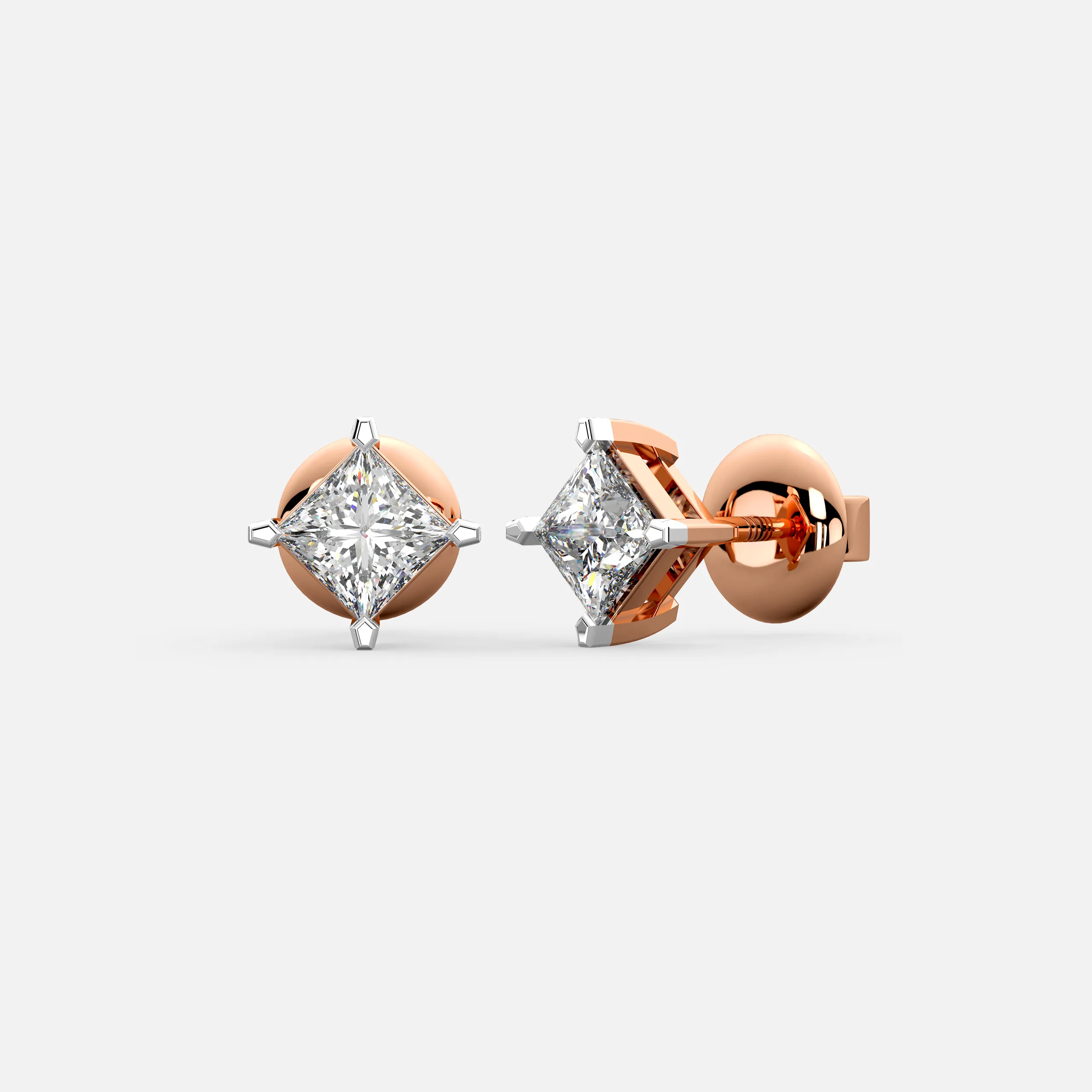 Allure Princess Diamond Earrings