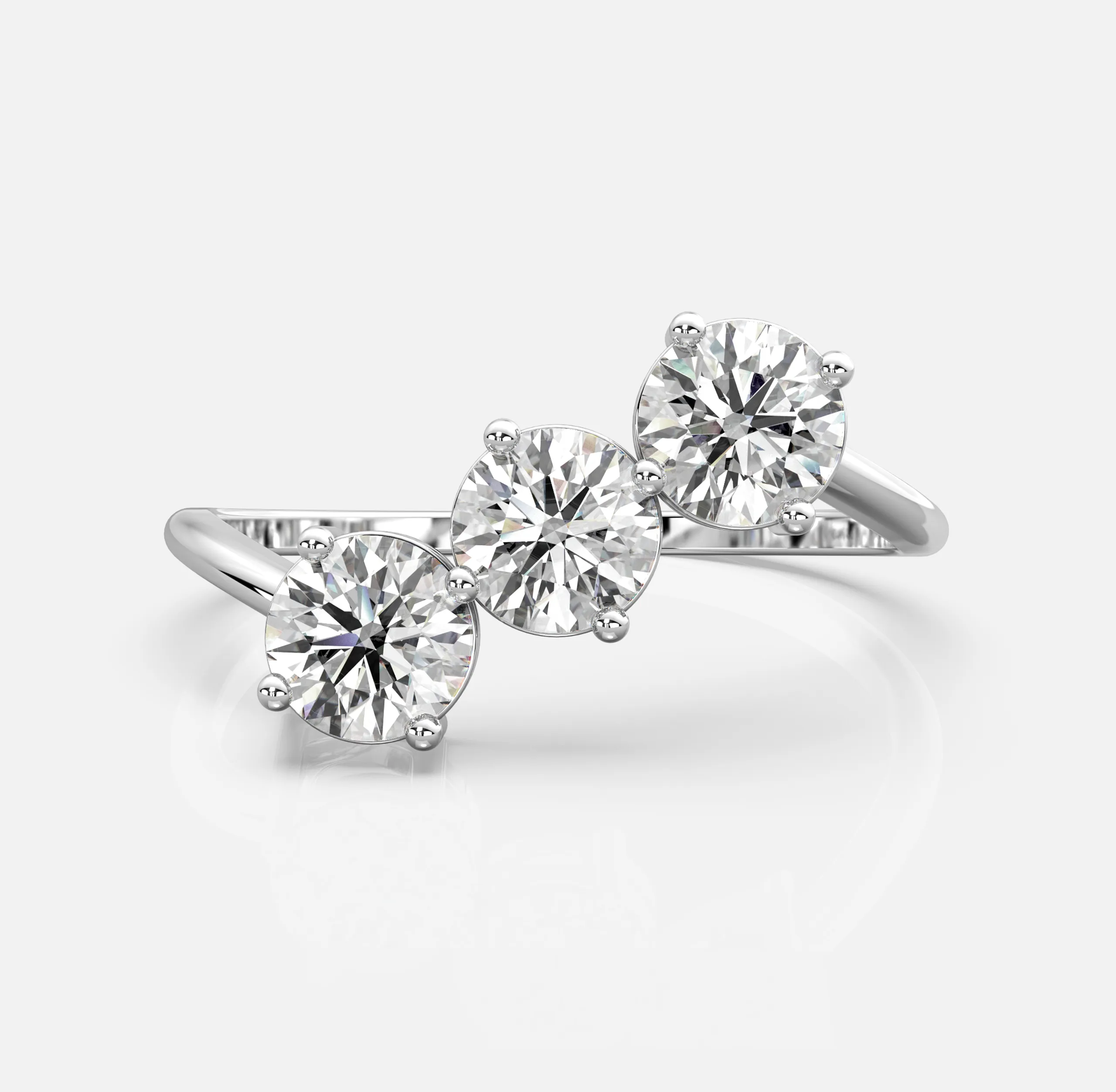 Trio Elegance Diamond Ring