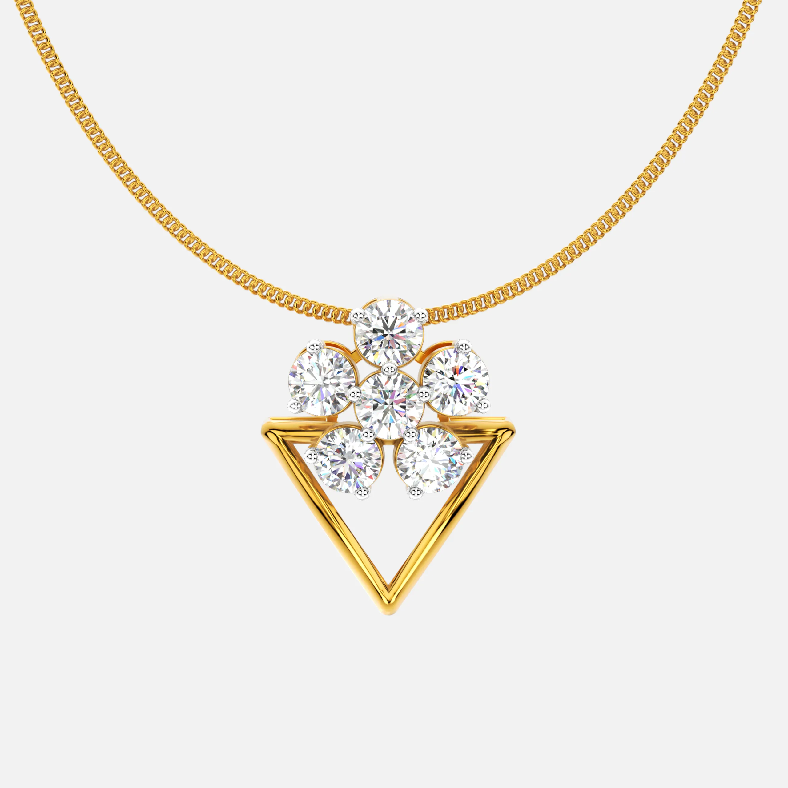 Ascent Diamond Cluster Pendant