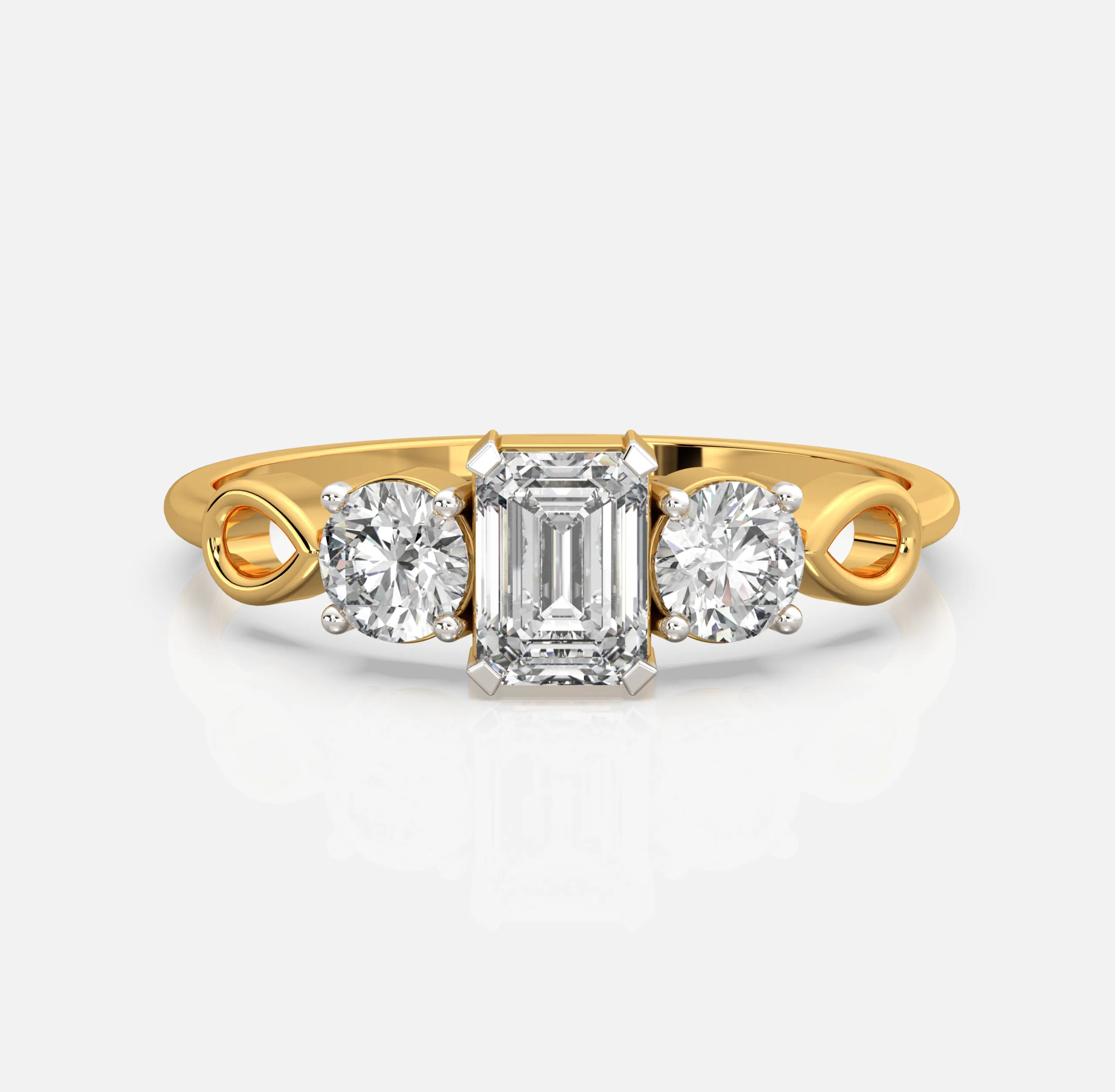 Harmony Frame Diamond Ring