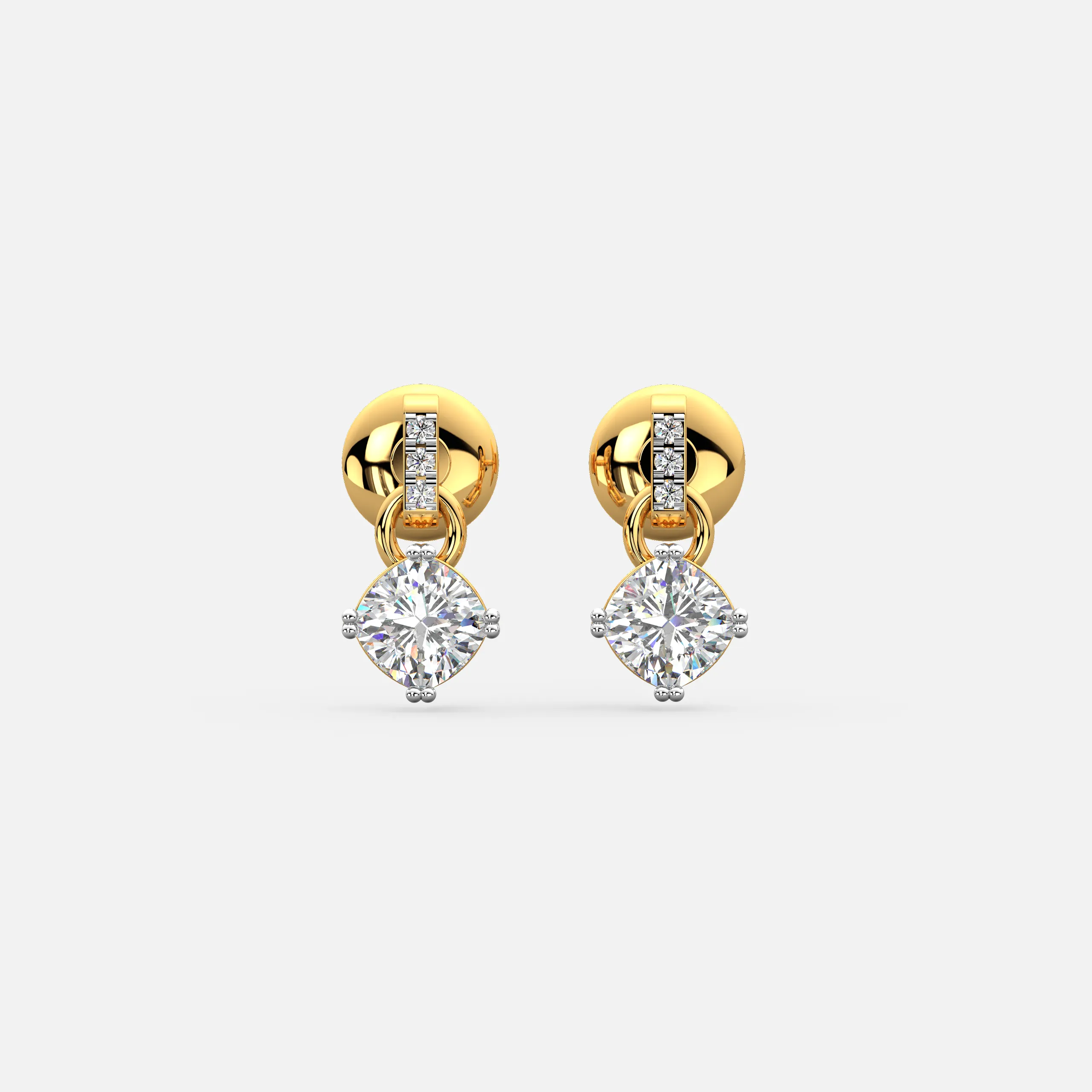 LumiLink Drop Diamond Earrings