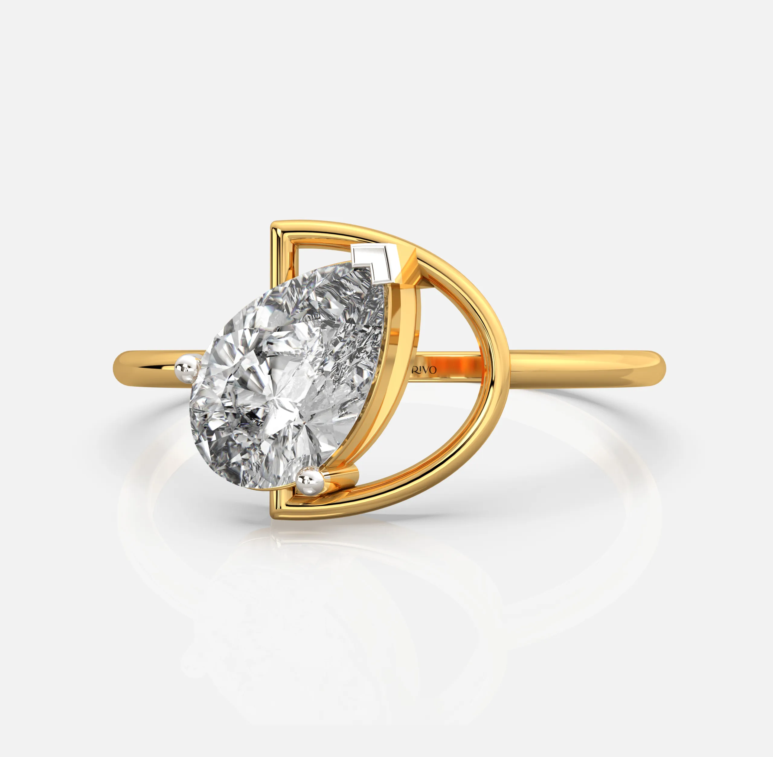 Luna Arc Diamond Ring