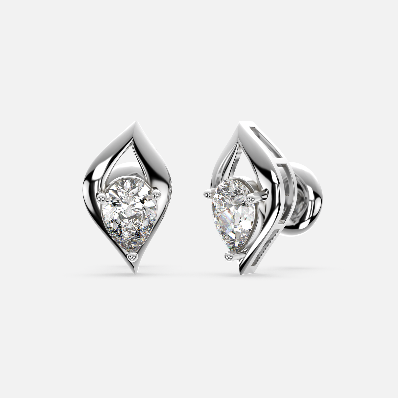 Leaf Luxe Diamond Earrings
