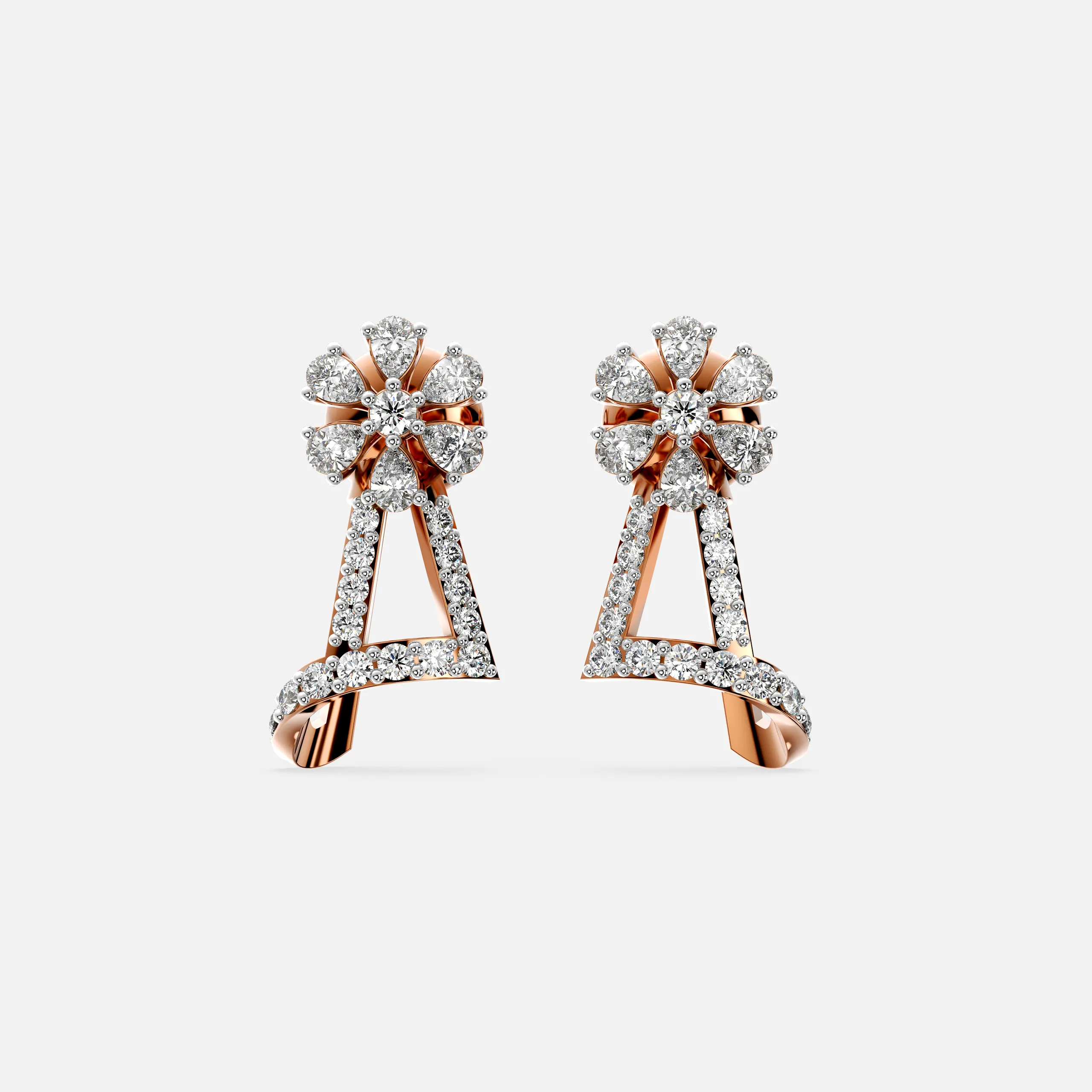Bloomspire Diamond Earrings