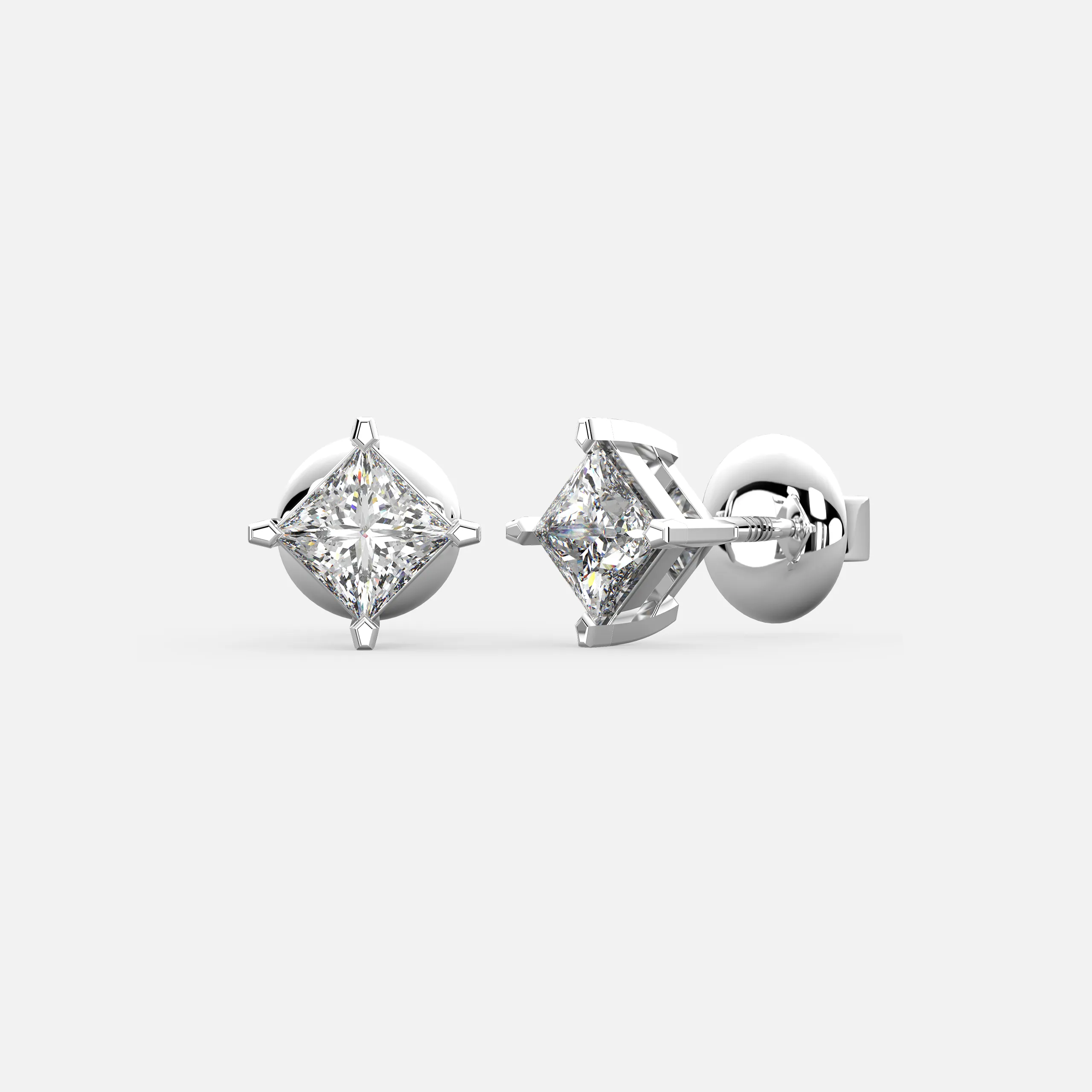 Allure Princess Diamond Earrings