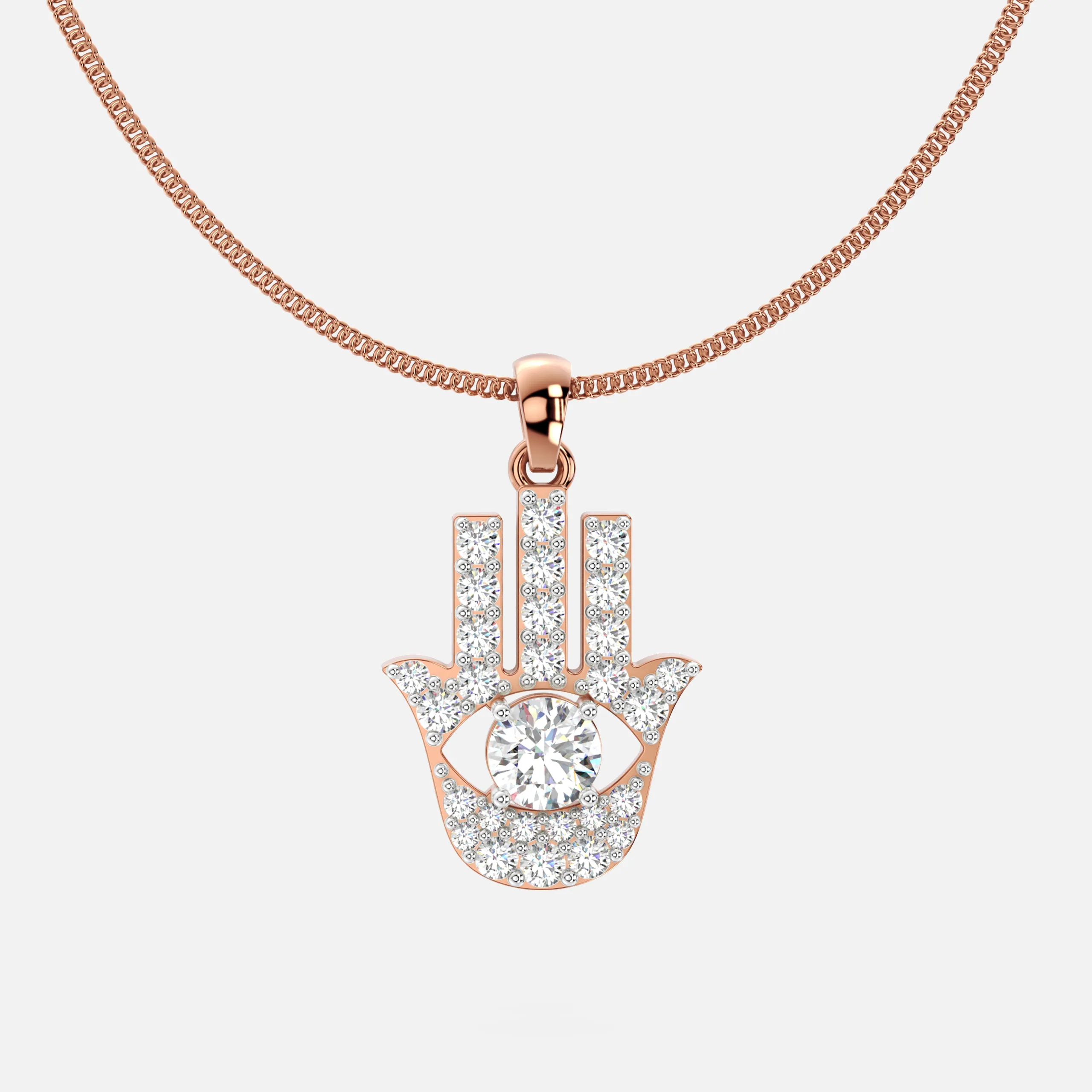 Evil Eye Diamond Pendant