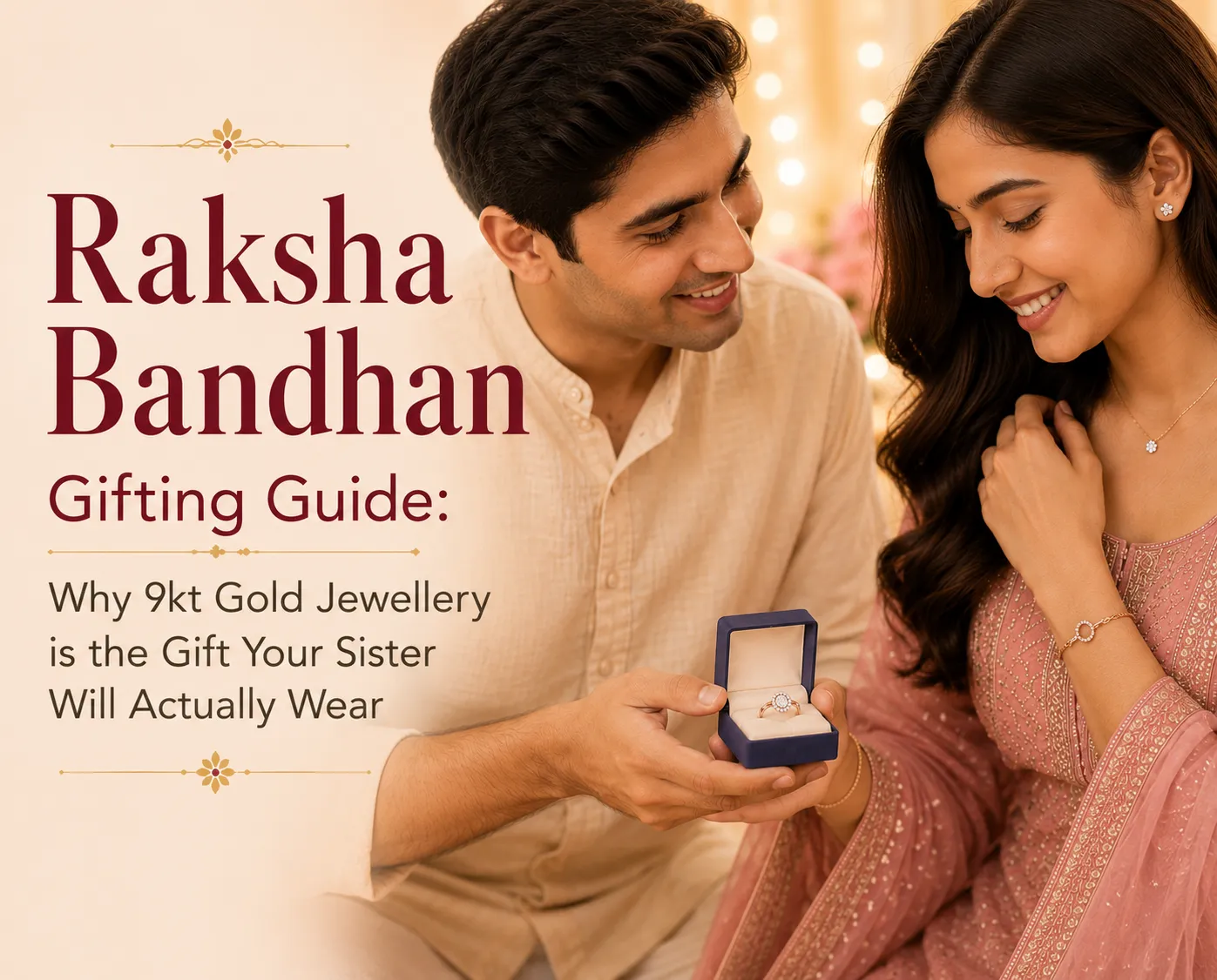 Raksha Bandhan Gifting Guide: Why 9kt Gold Jewellery is the Gift Your Sister Will Actually Wear