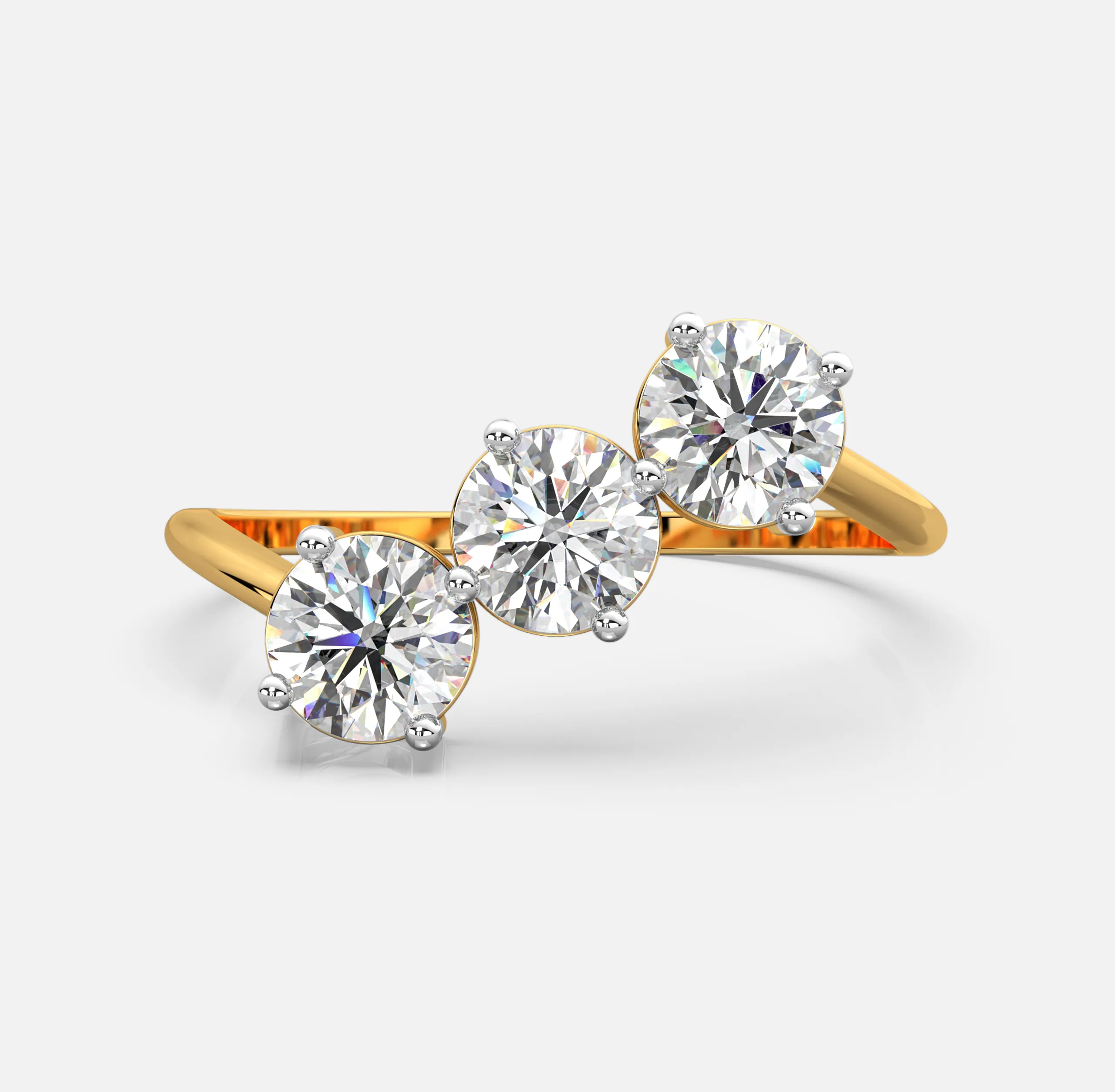Trio Elegance Diamond Ring