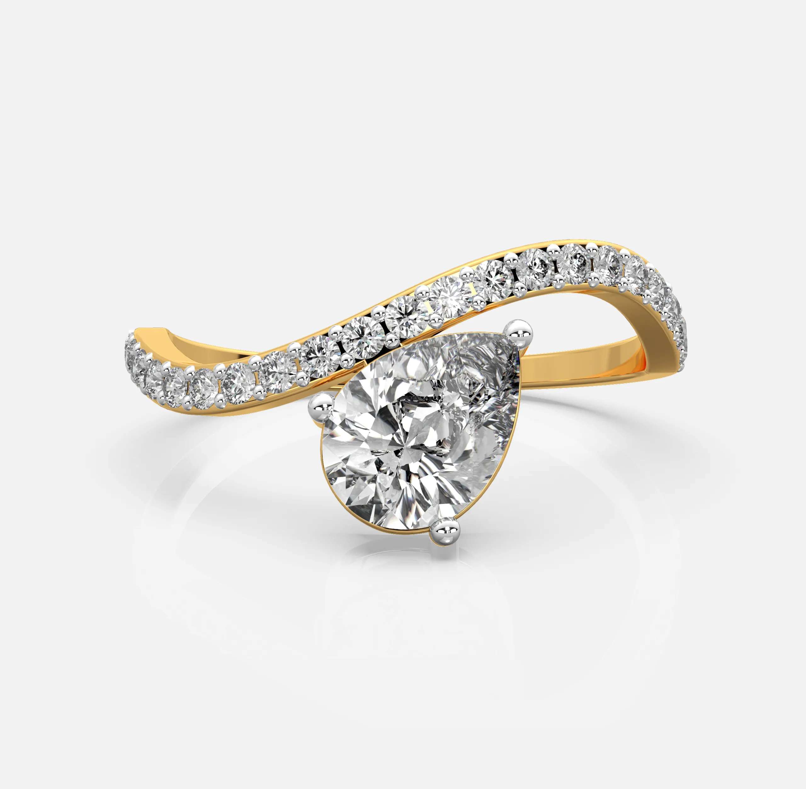 Infinity Twist Diamond Ring