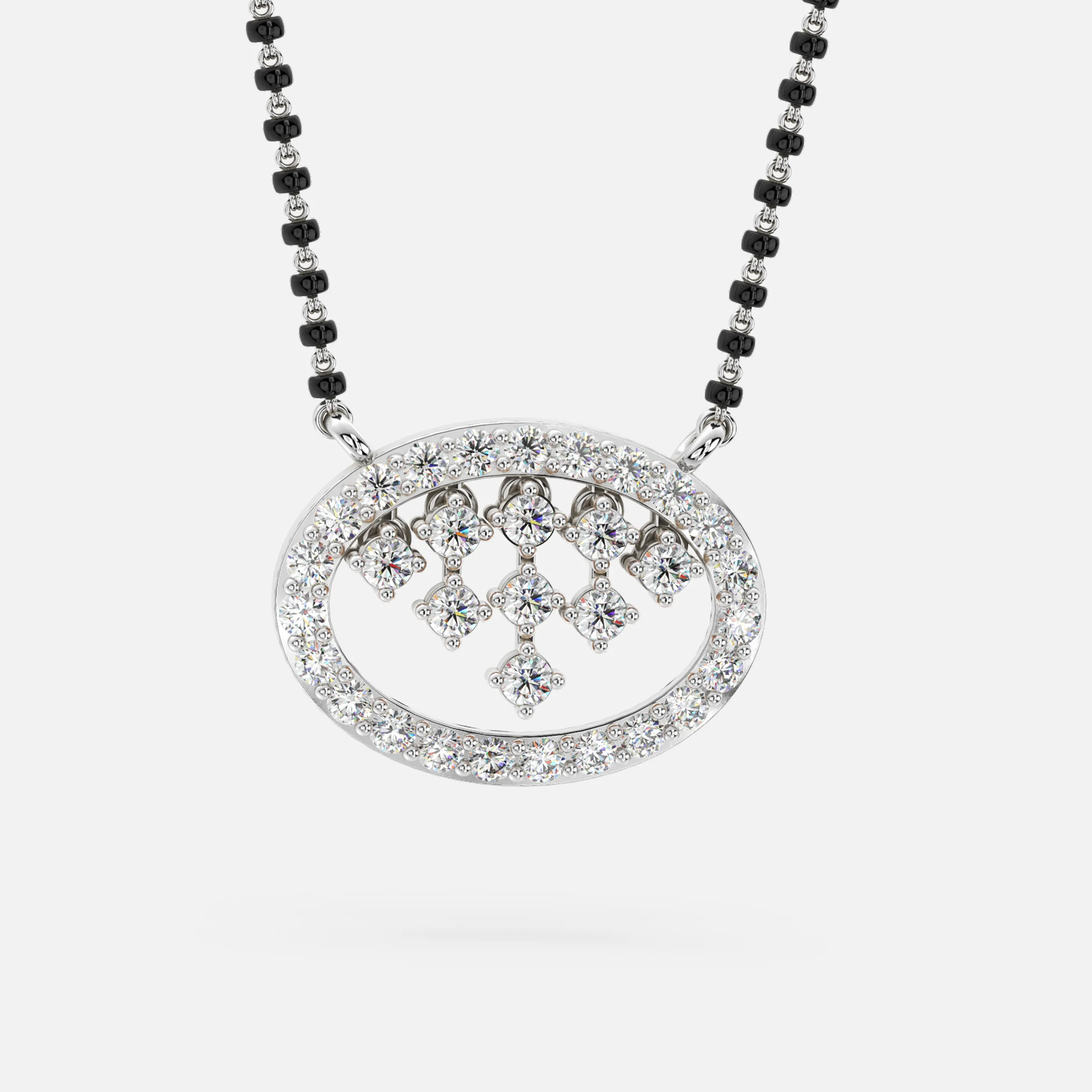 Ethereal Cascade Diamond Mangalsutra