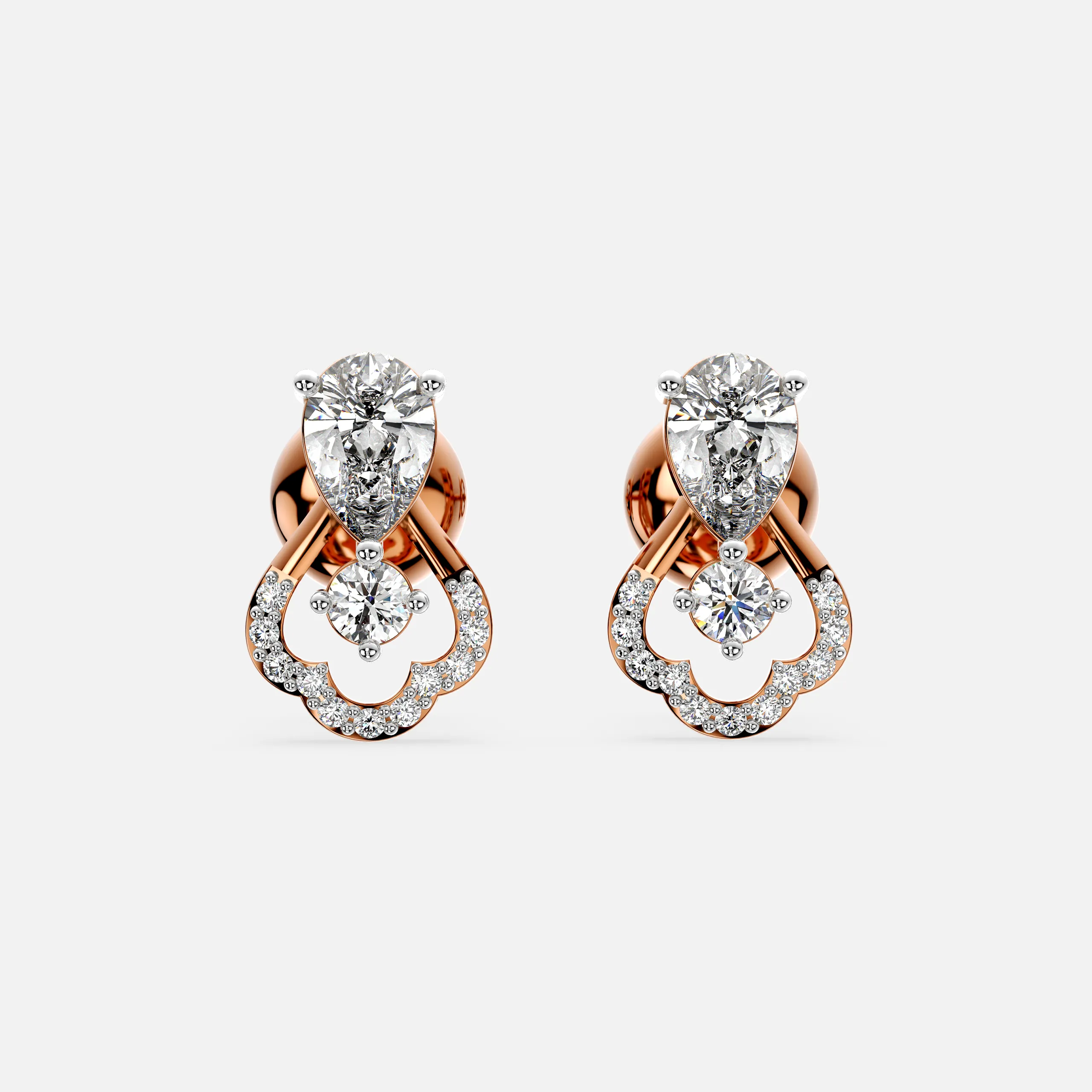 Teardrop Radiance Diamond Earrings