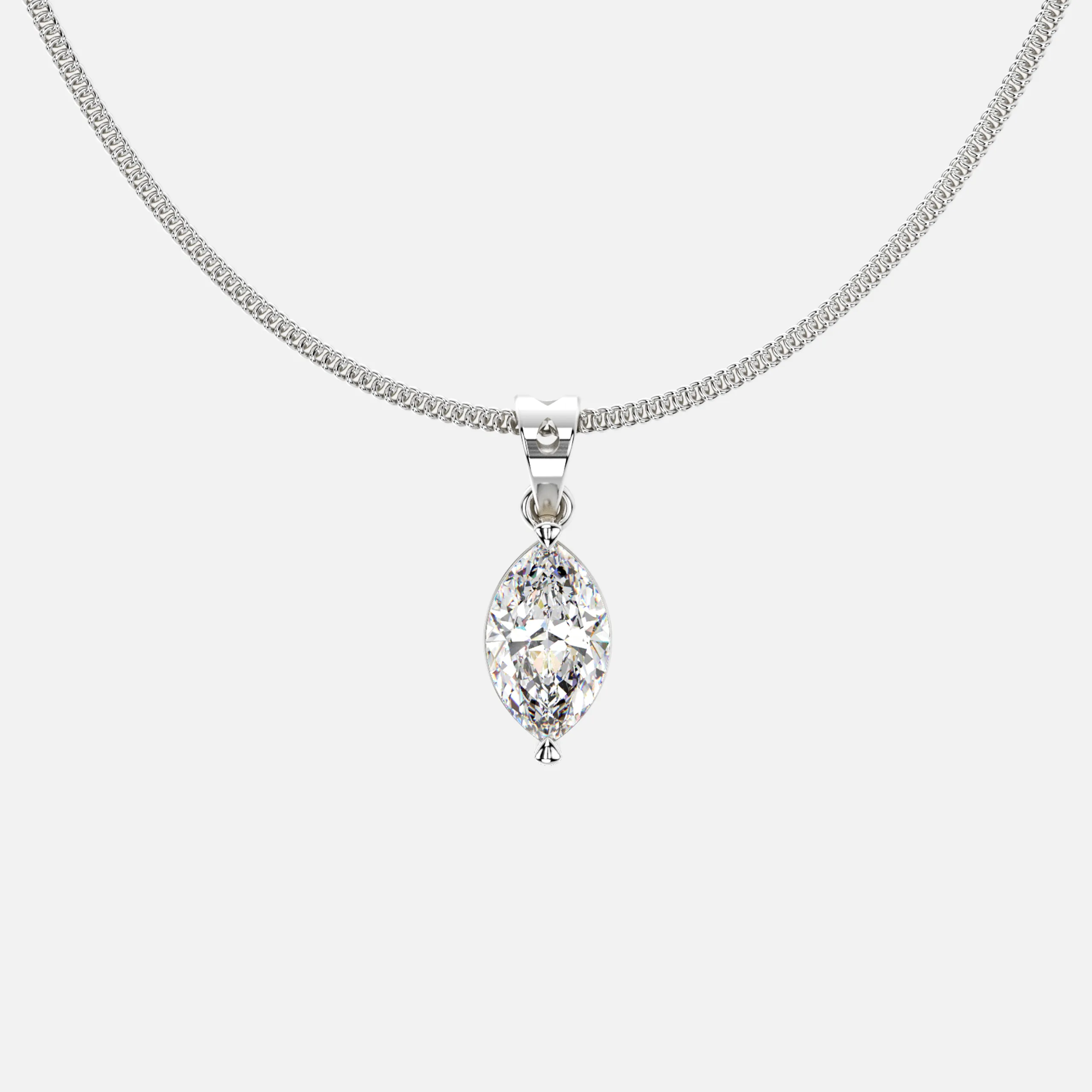 Graceleaf Marquise Pendant