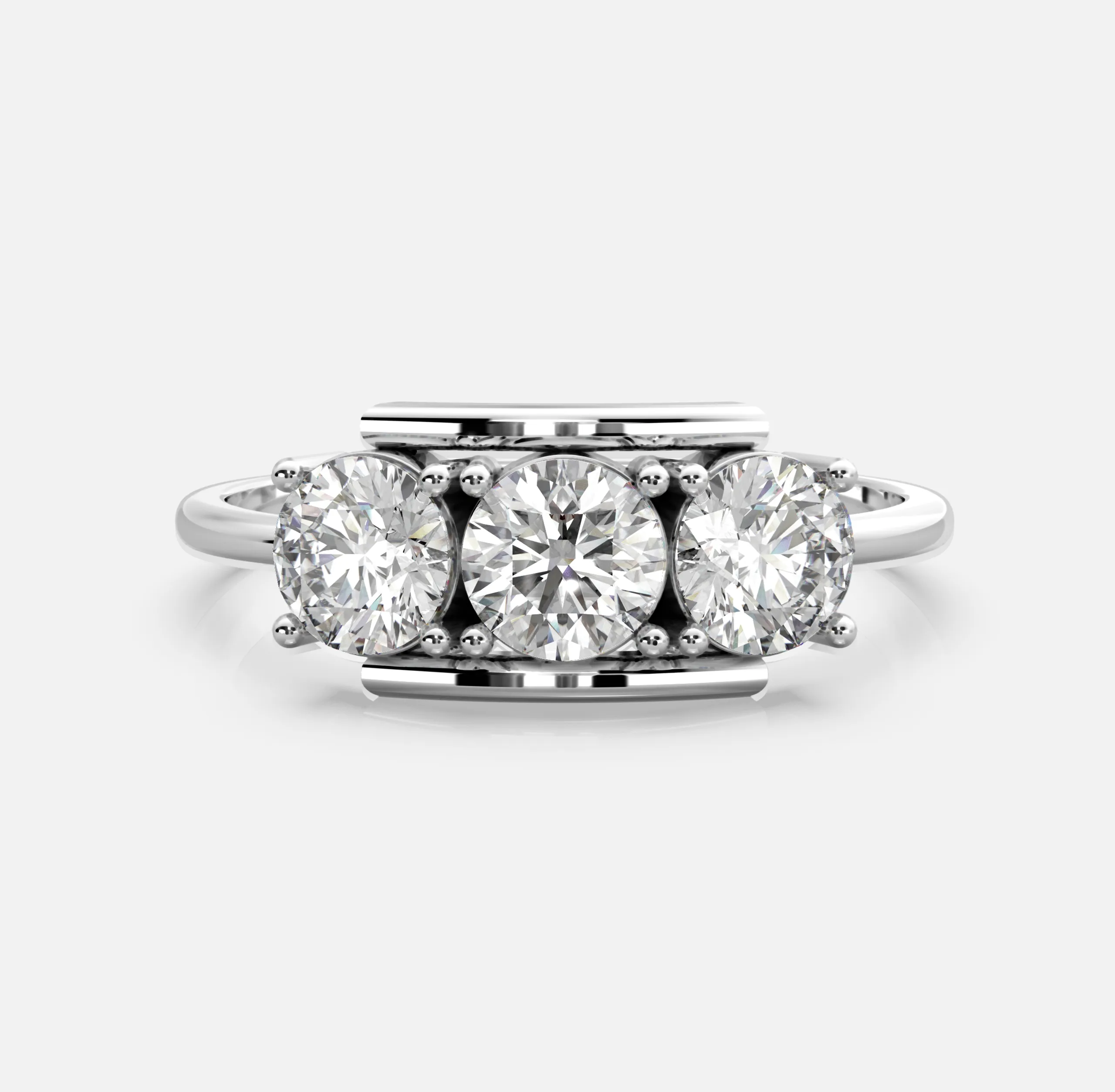 Timeless Trio Diamond Ring