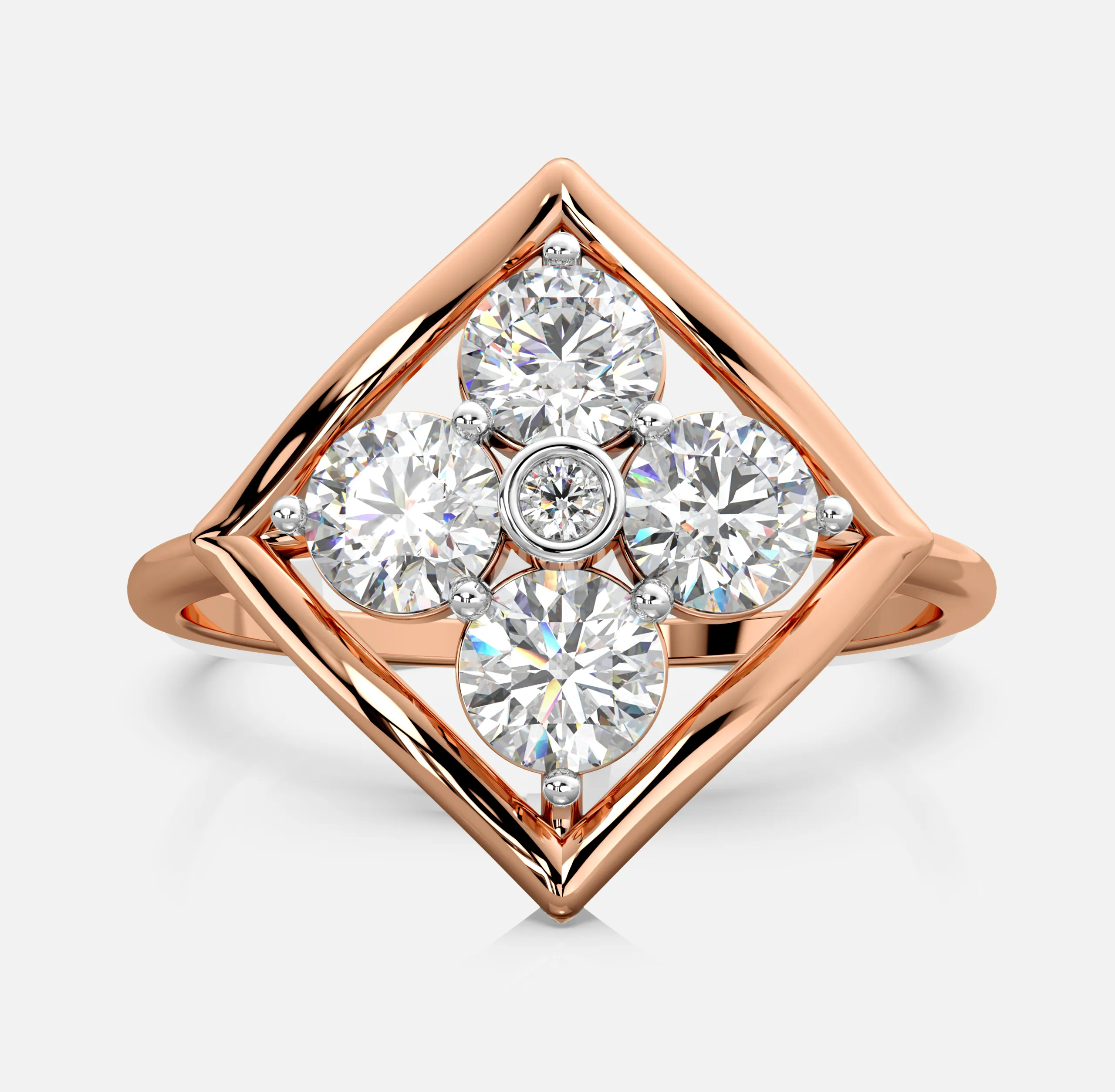 Marquise Cluster Diamond Ring