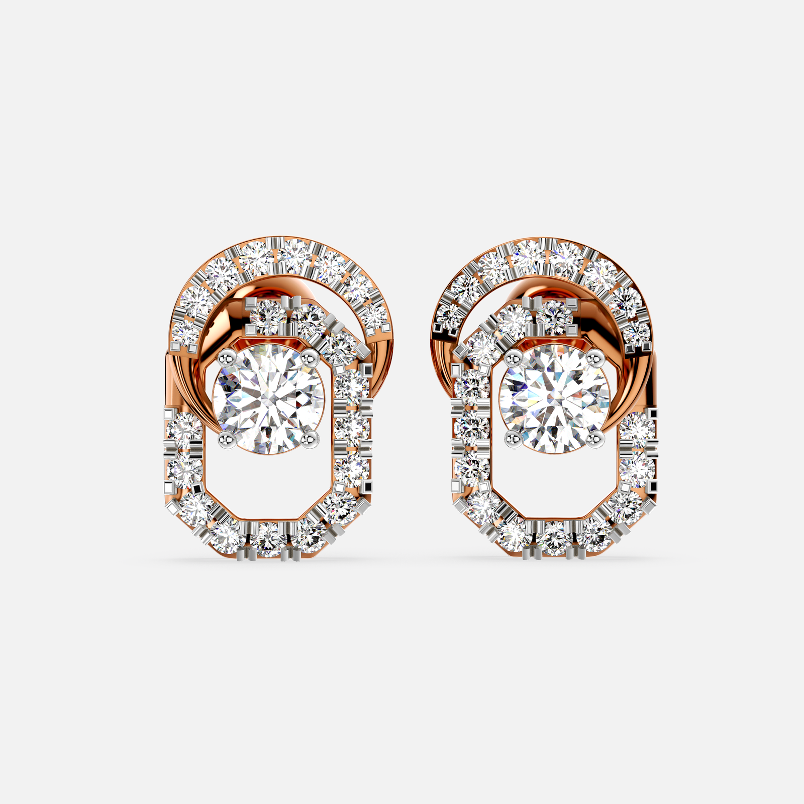 Aura Loop Diamond Earrings