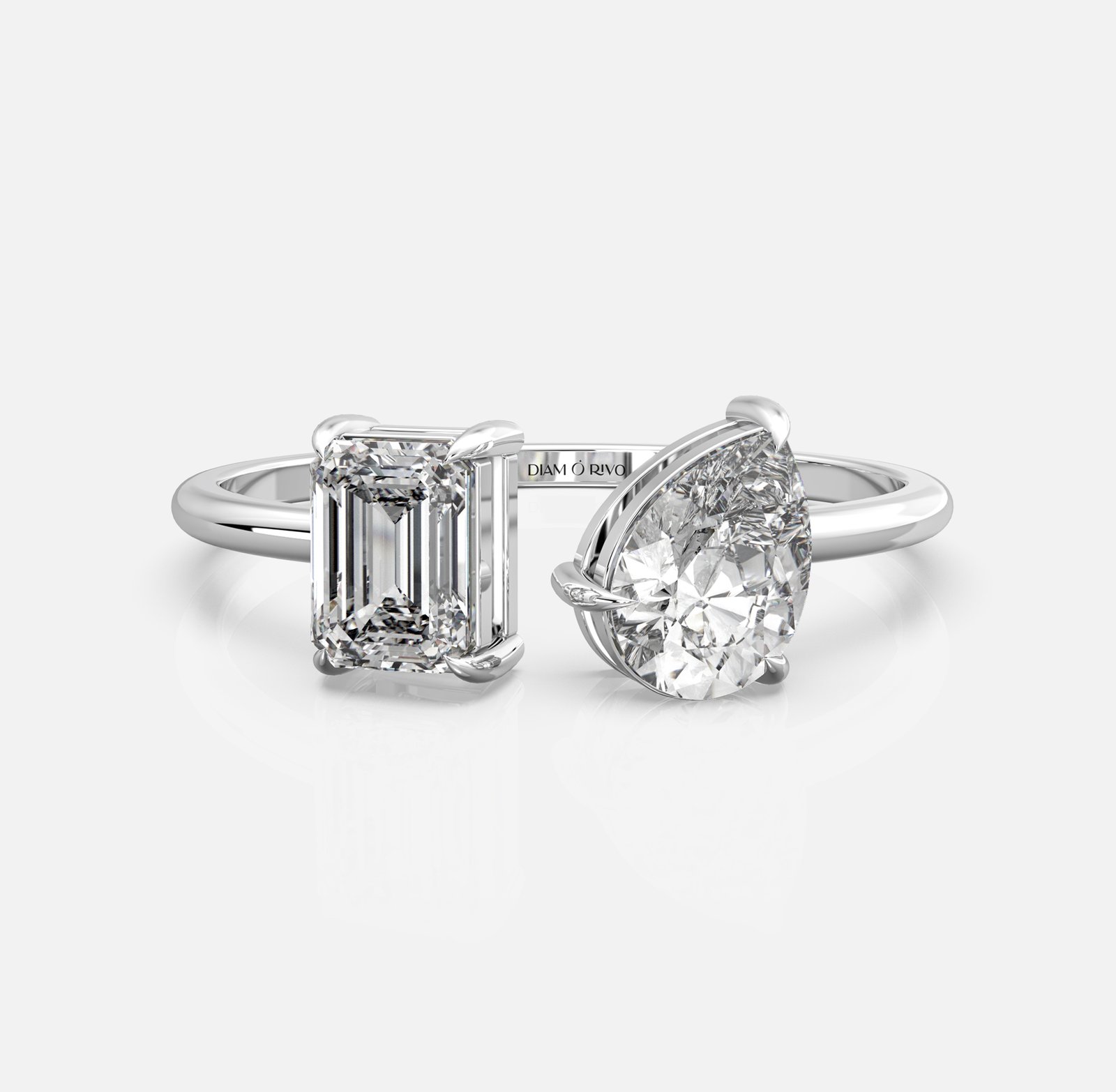 Dual Embrace Diamond Ring