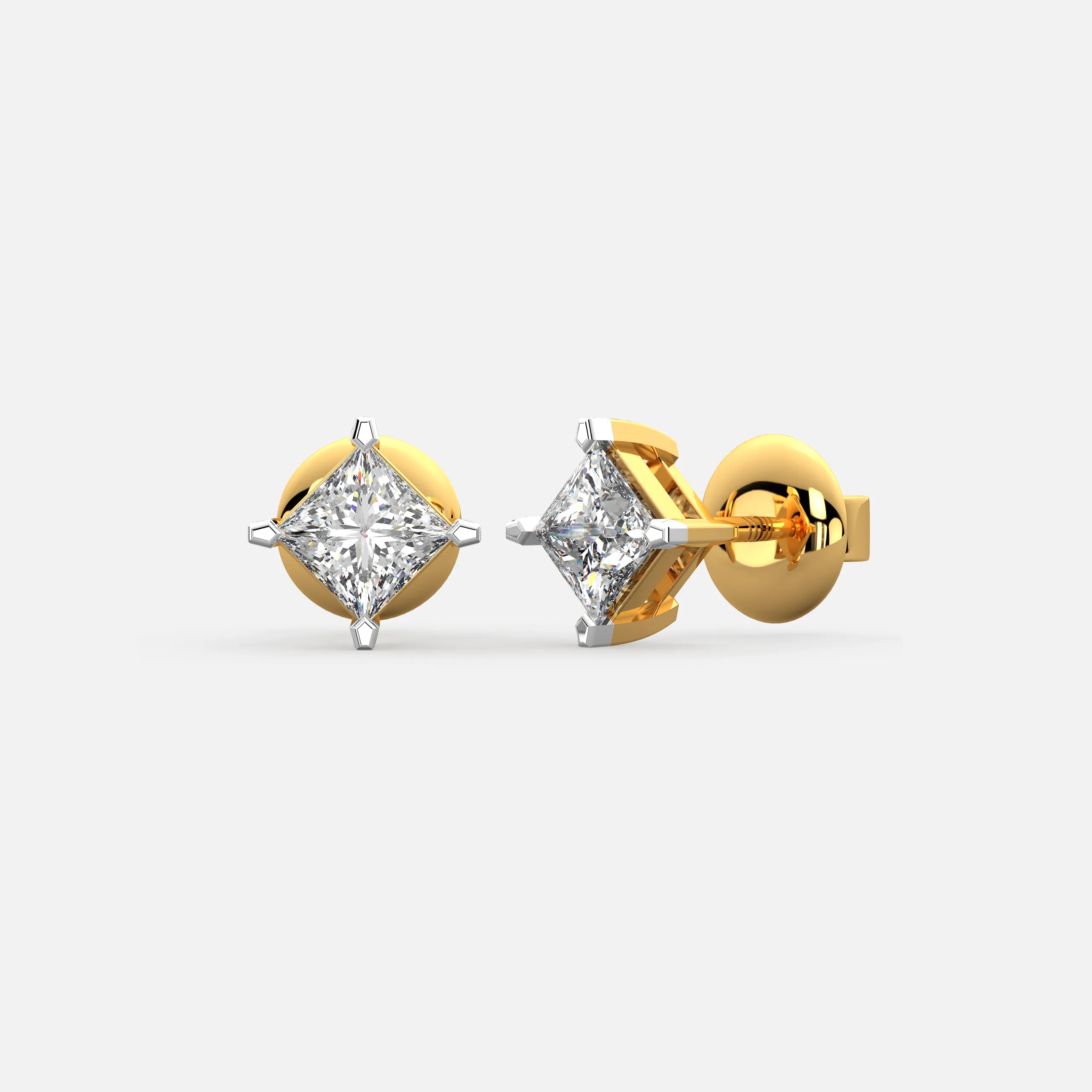 Allure Princess Diamond Earrings