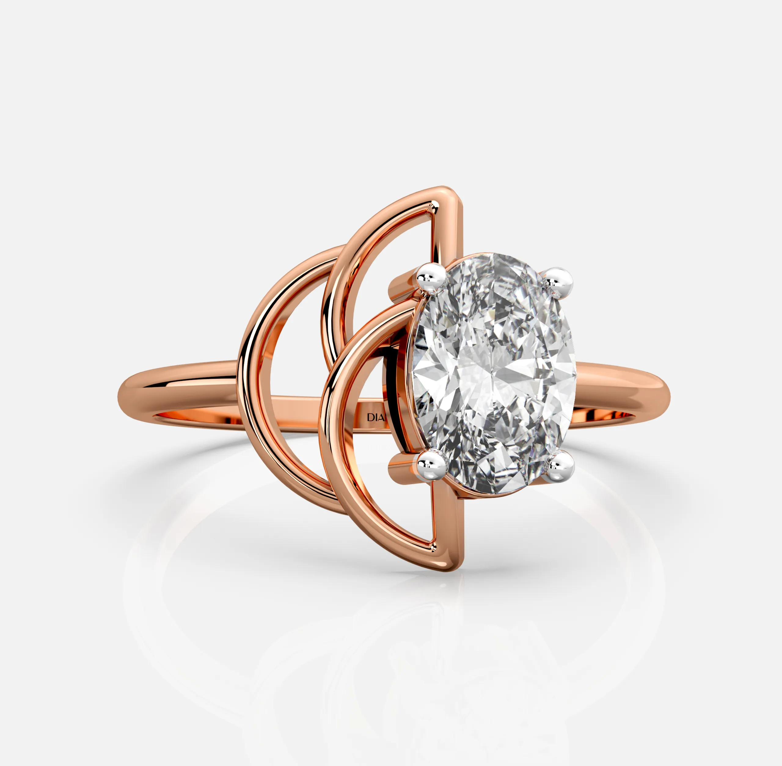 Celestial Arc Diamond Ring