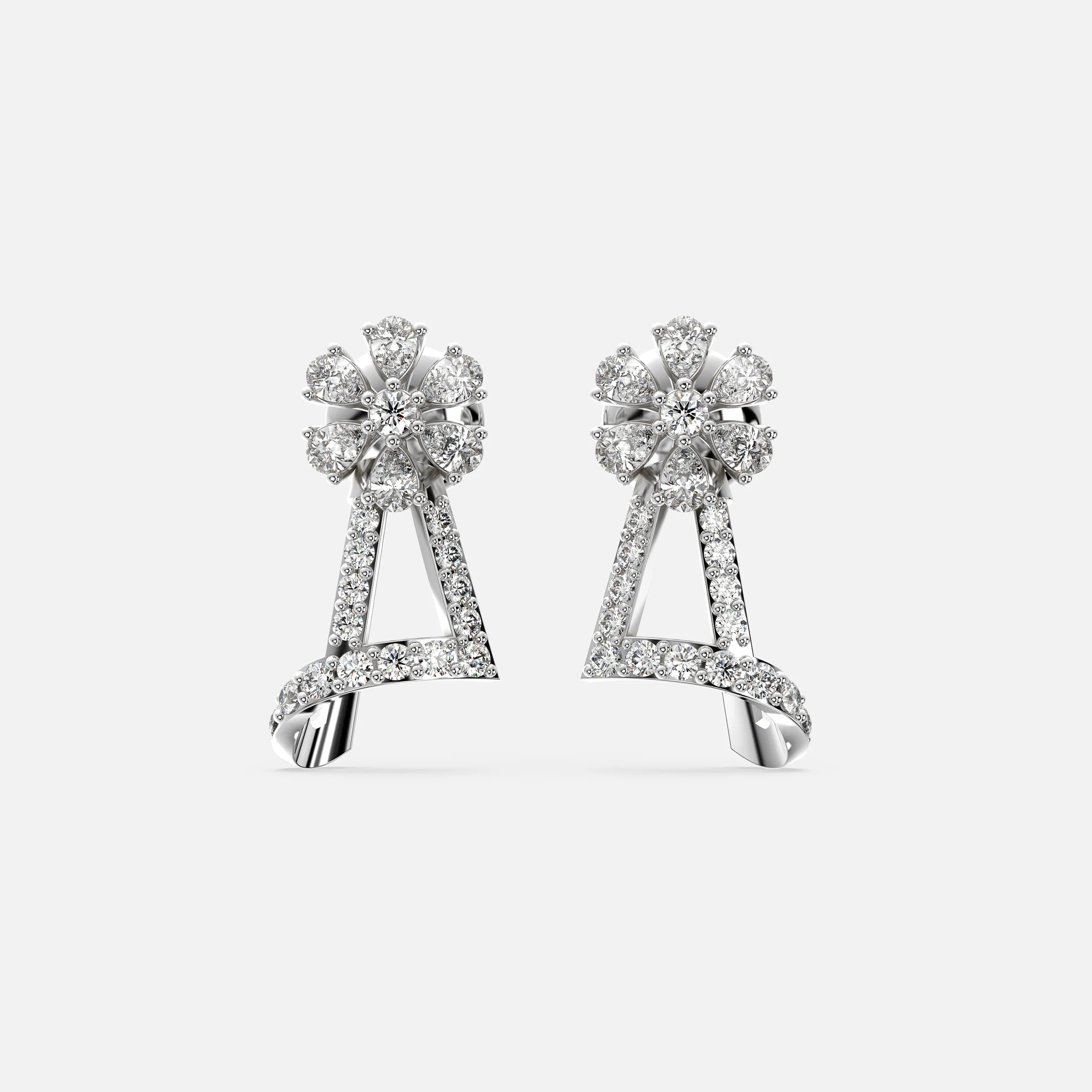 Bloomspire Diamond Earrings