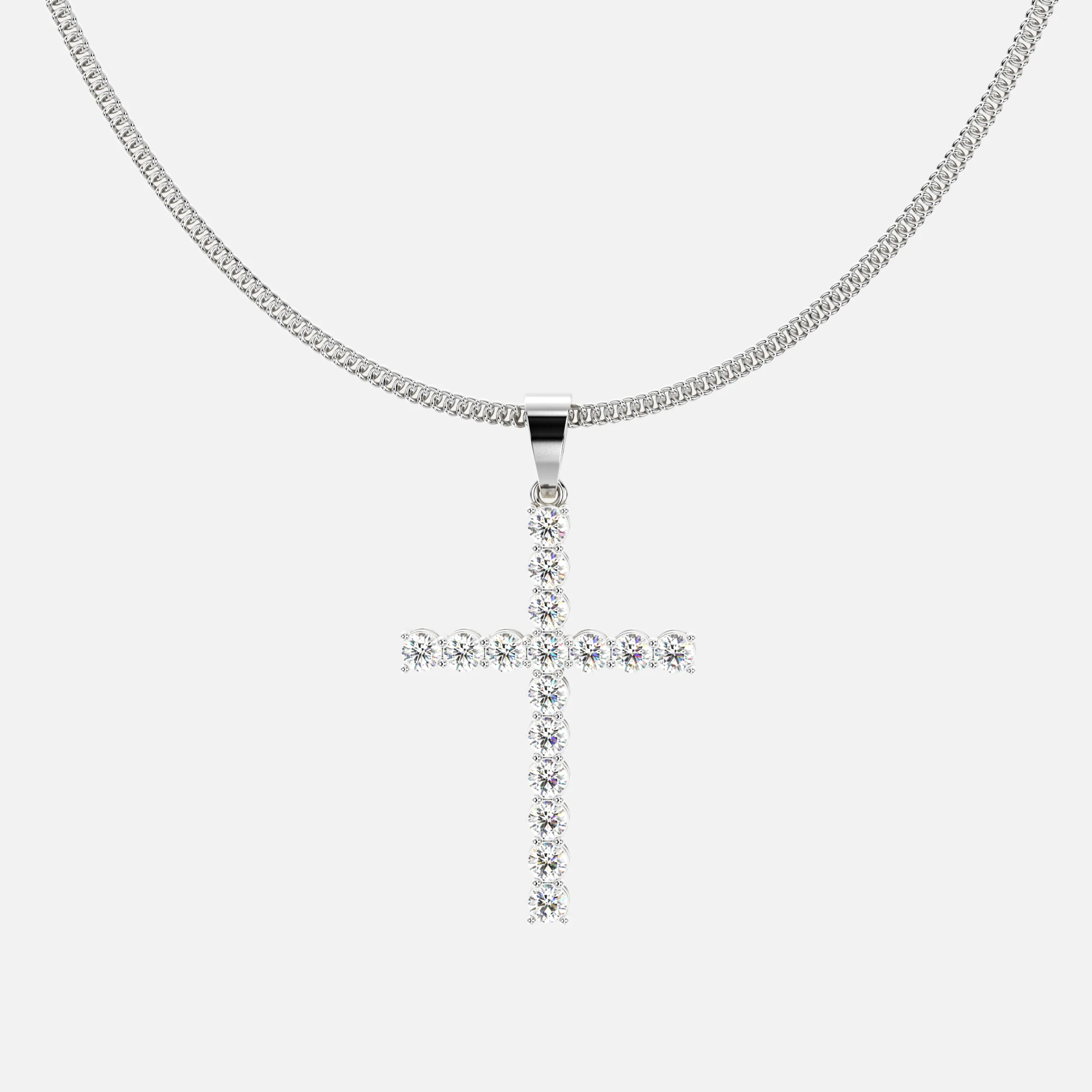 Divine Diamond Cross Pendant