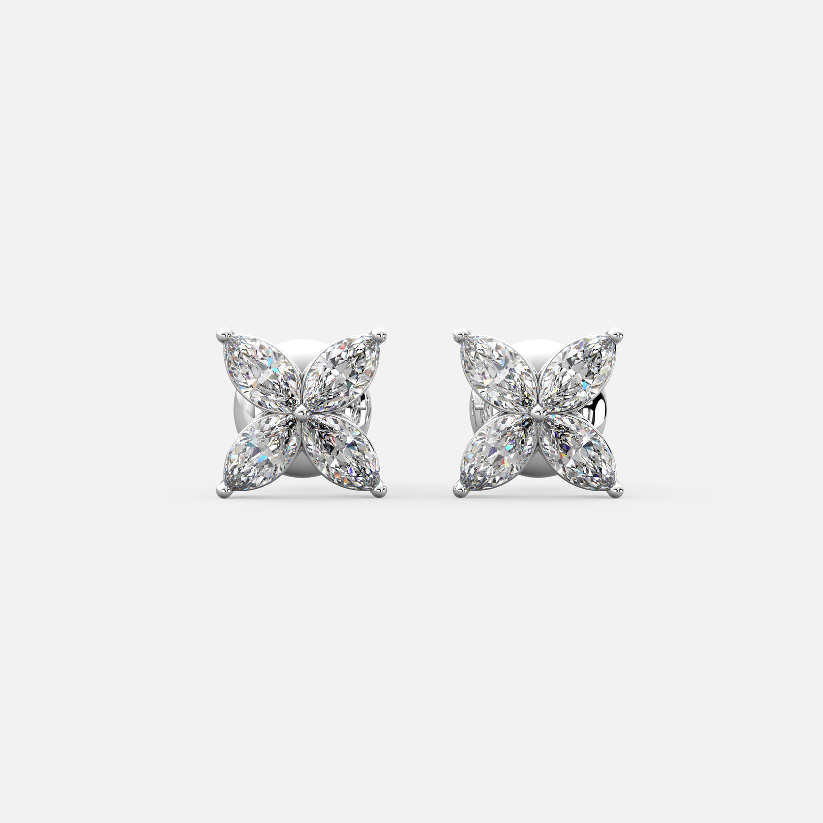 Marquise Bloom Diamond Earrings