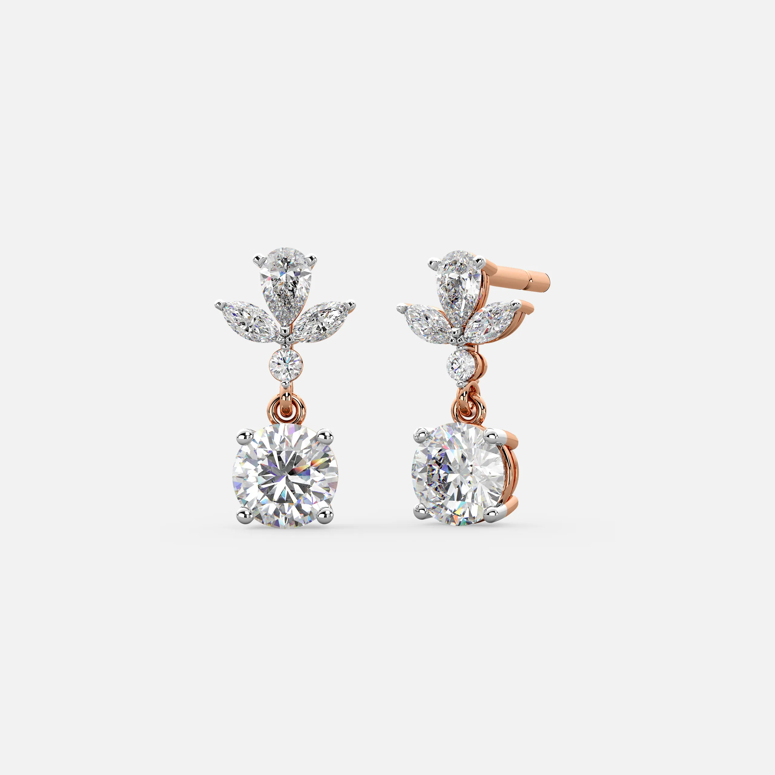 Flora Radiance Diamond Earrings