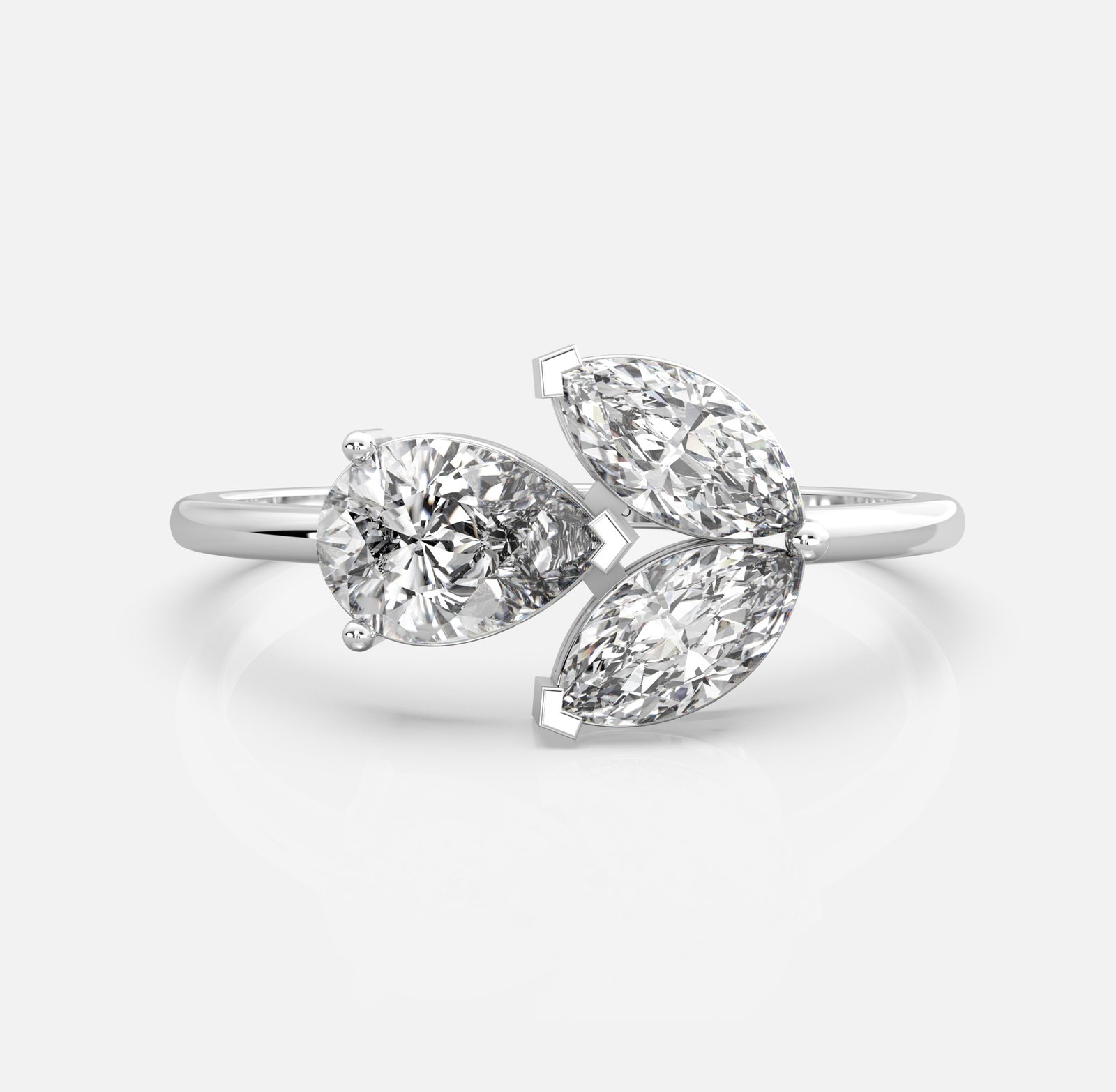 Marquise Trinity Diamond Ring