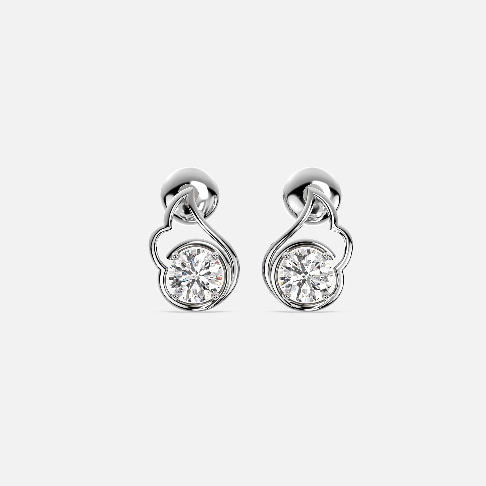 Twilight Teardrop Diamond Earring