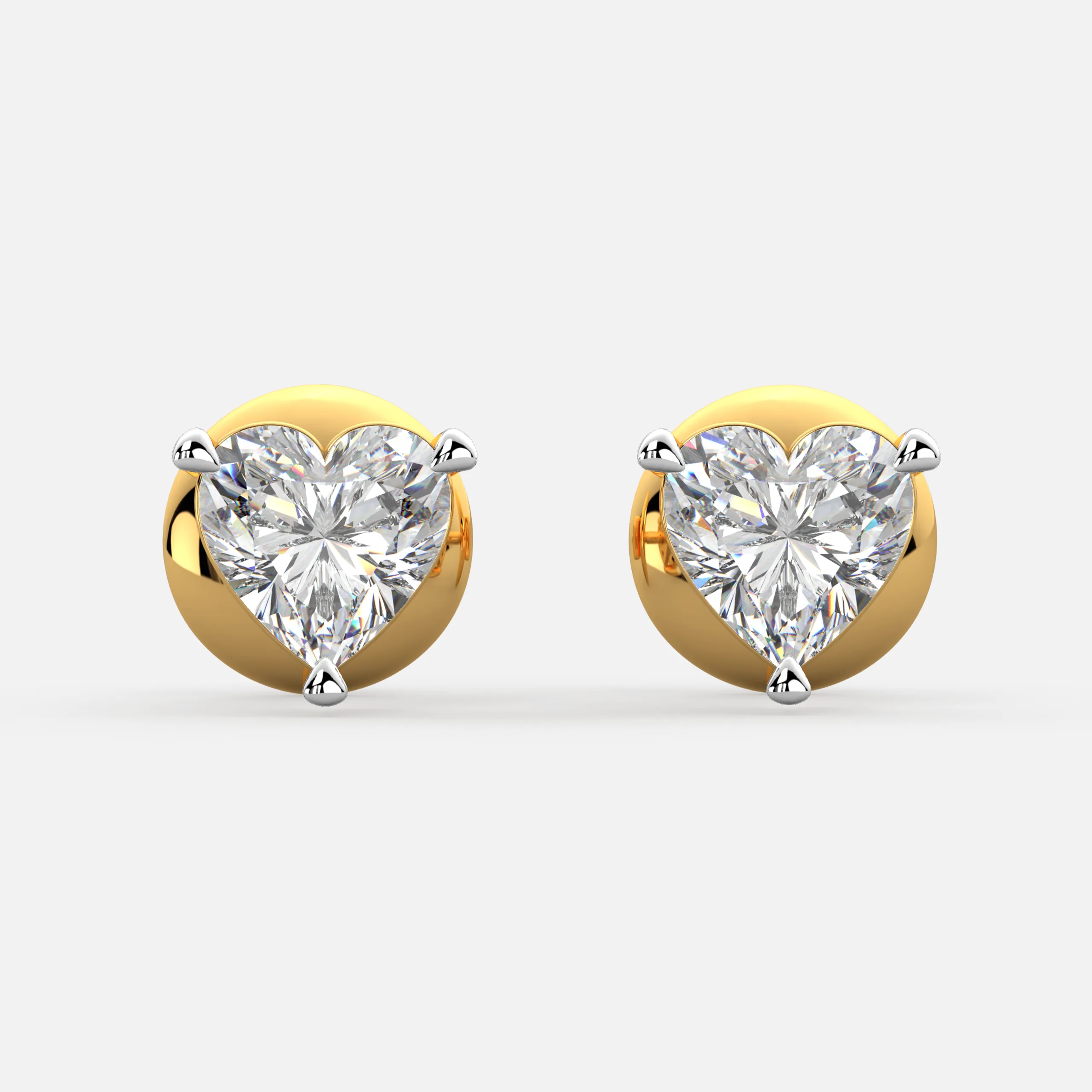 Cherish Heart Diamond Earrings