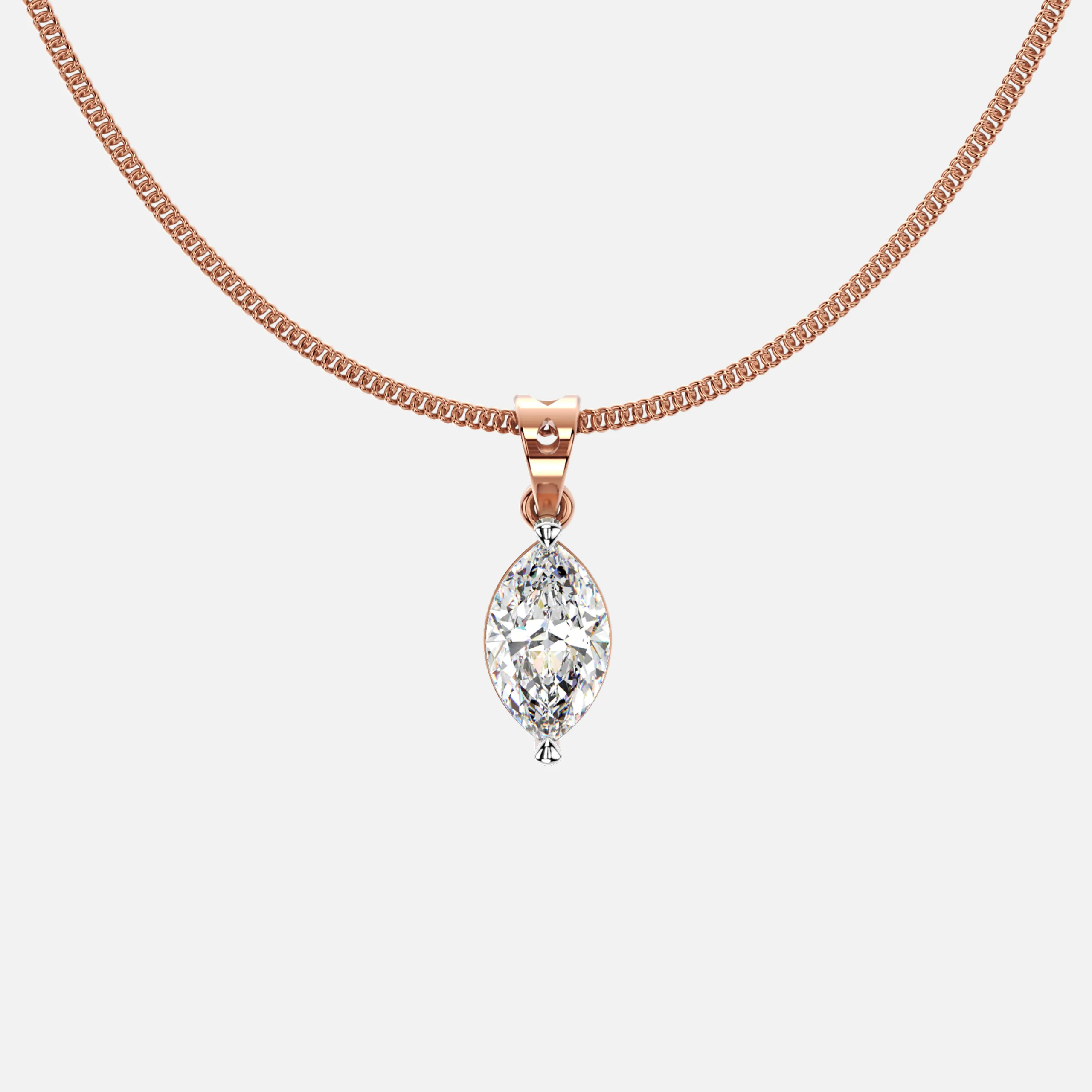 Graceleaf Marquise Pendant