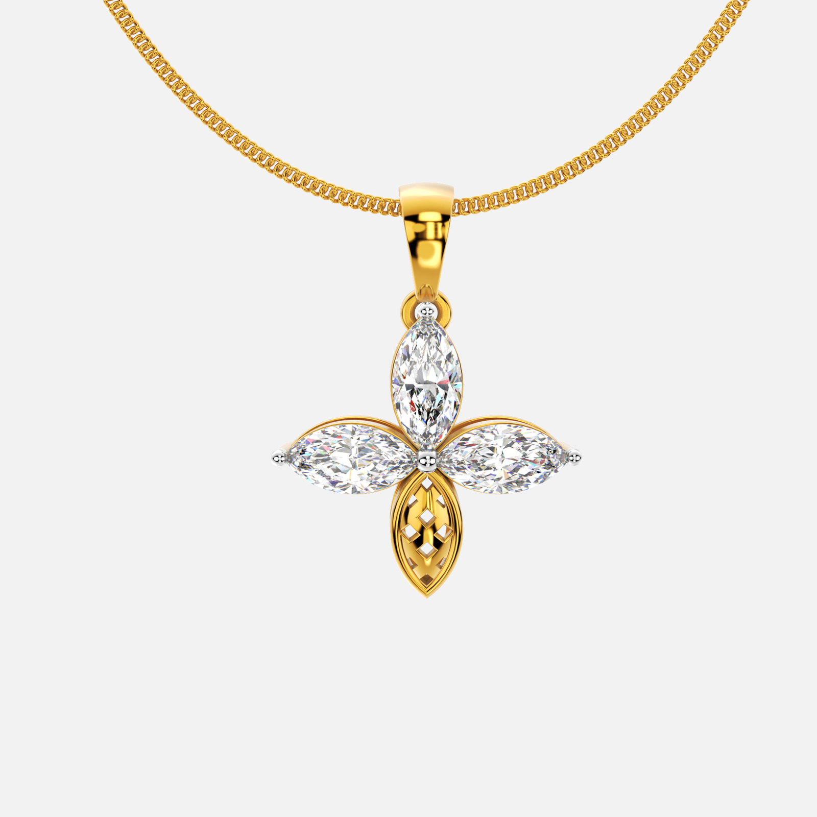Marquise Bliss Diamond Pendant