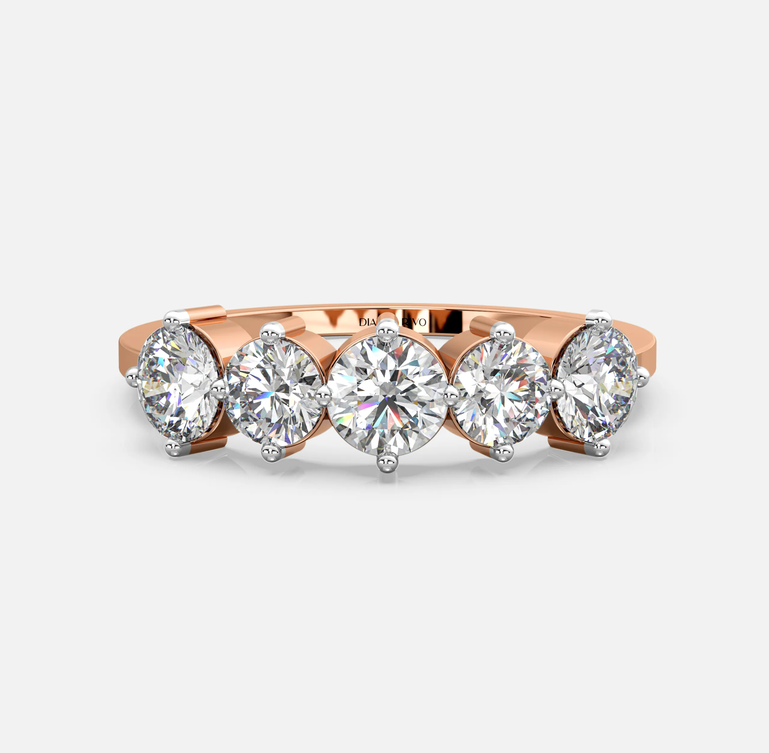 Eternal Five-Diamond Band Ring
