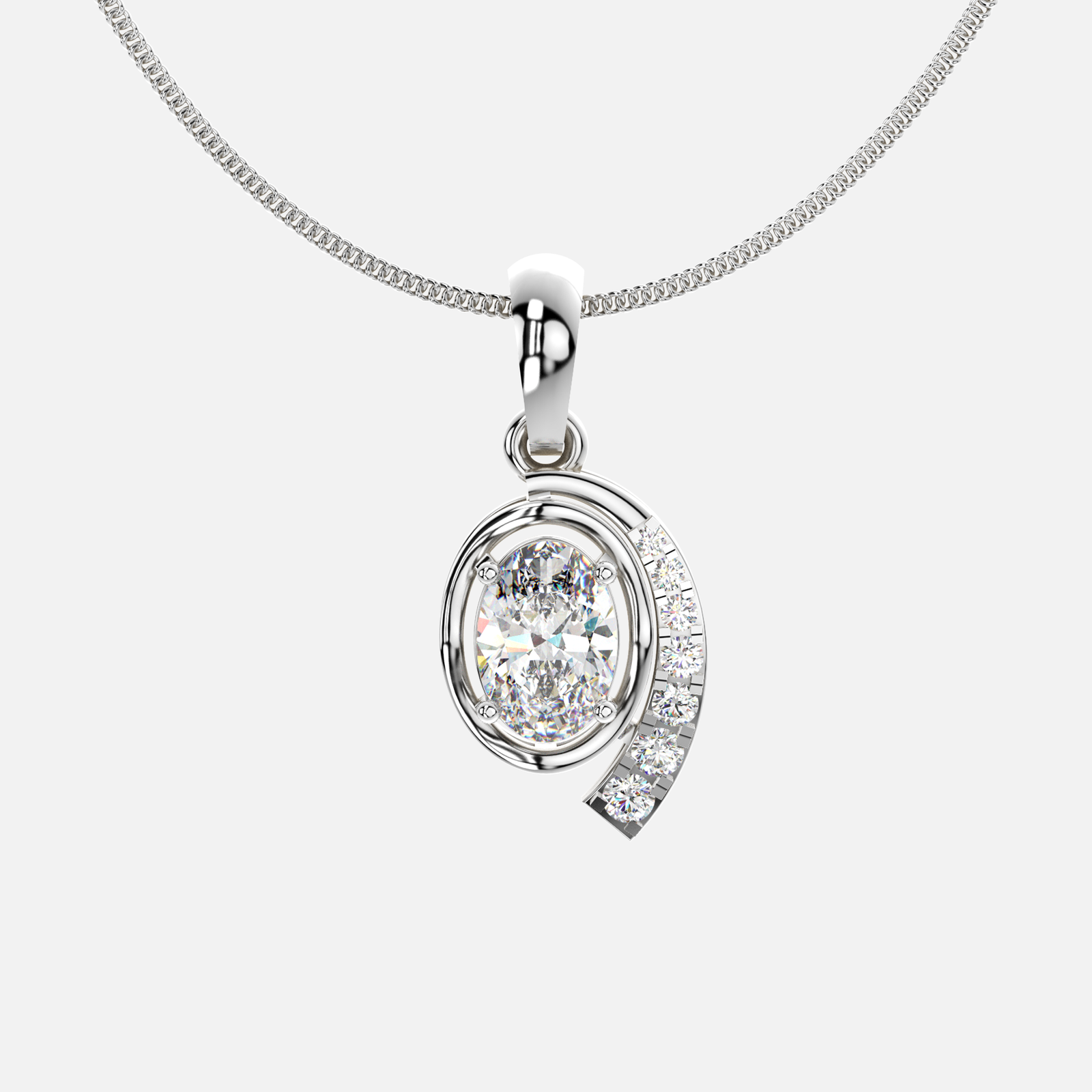 Aura Harmony Diamond Pendant