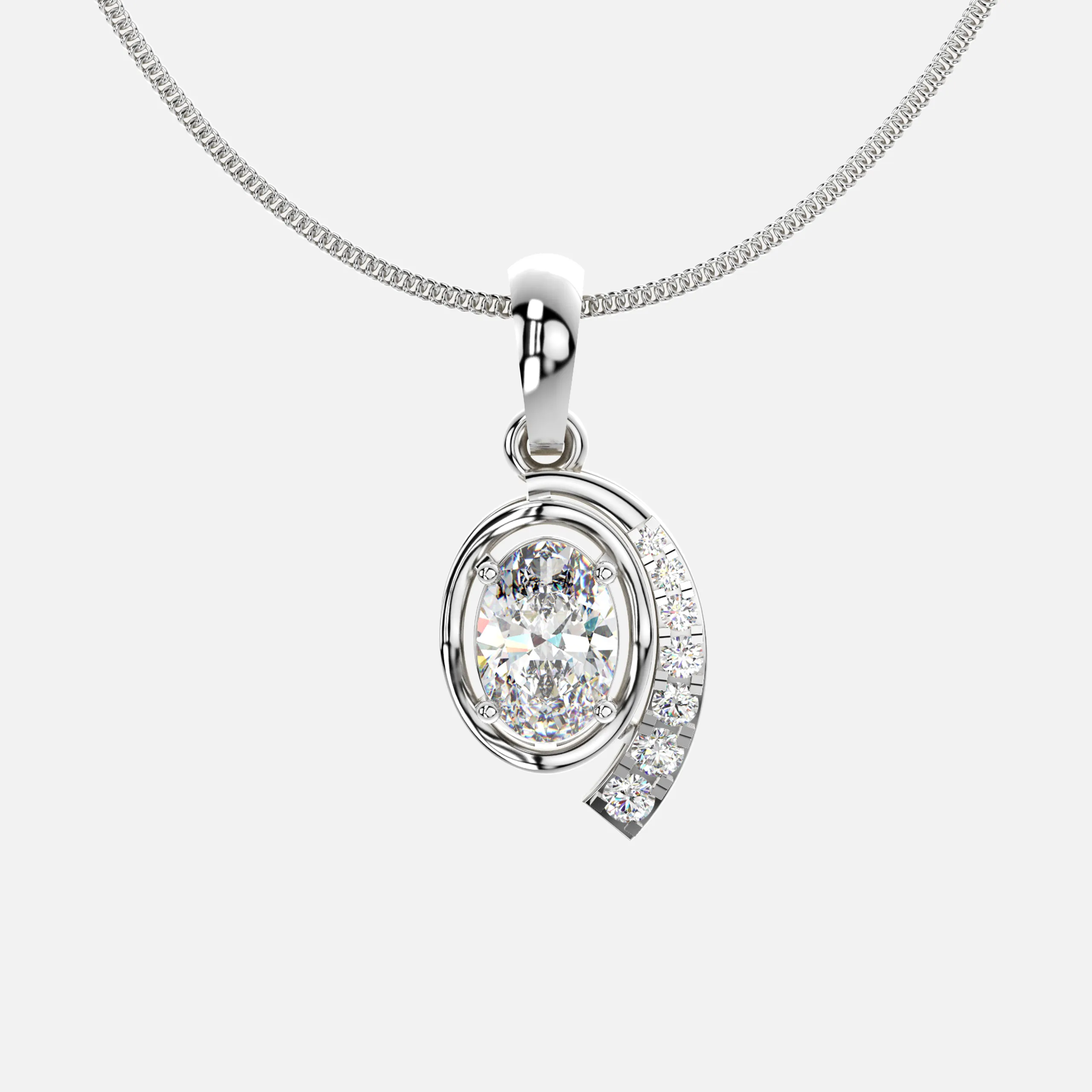 Aura Harmony Diamond Pendant