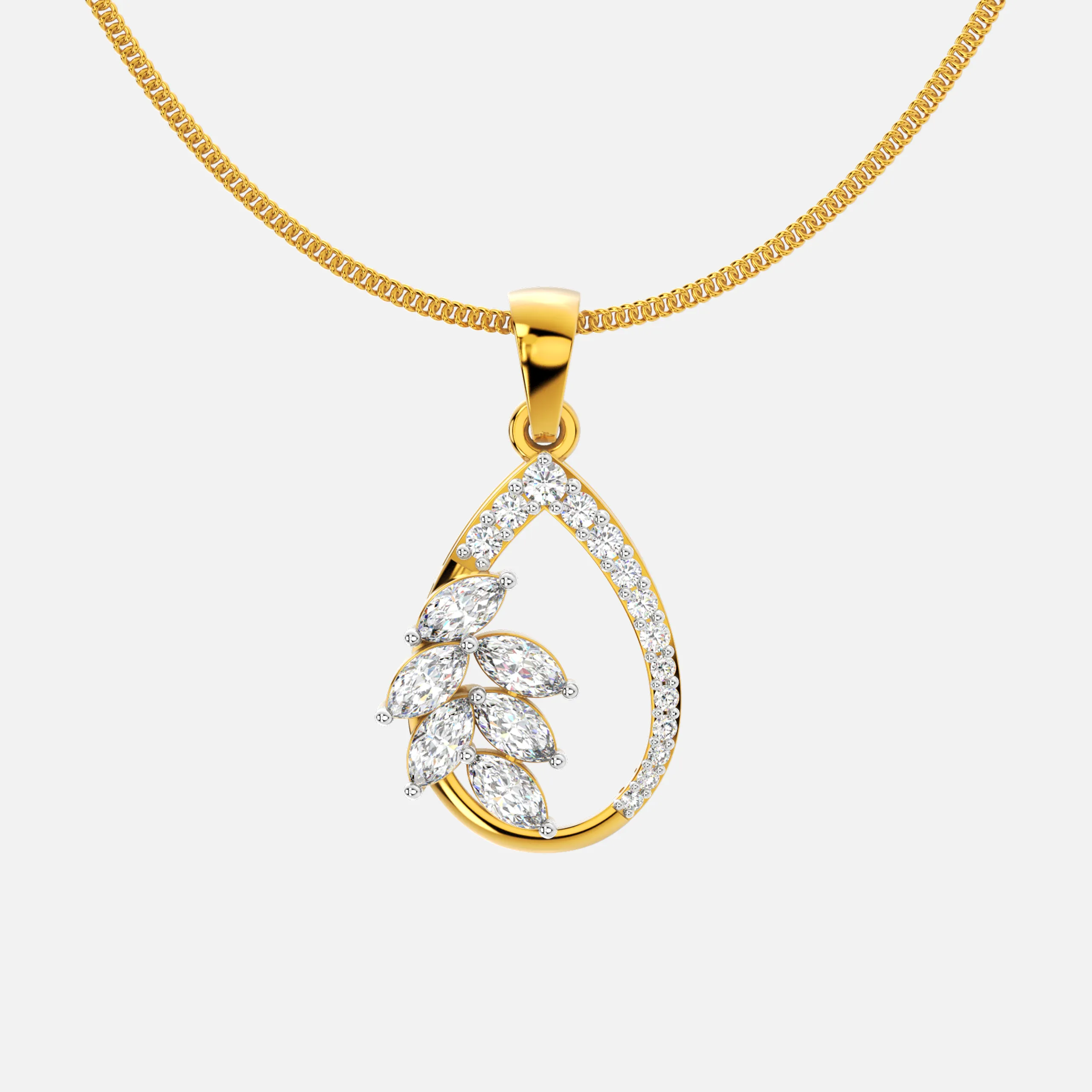 Aurora Teardrop Pendant