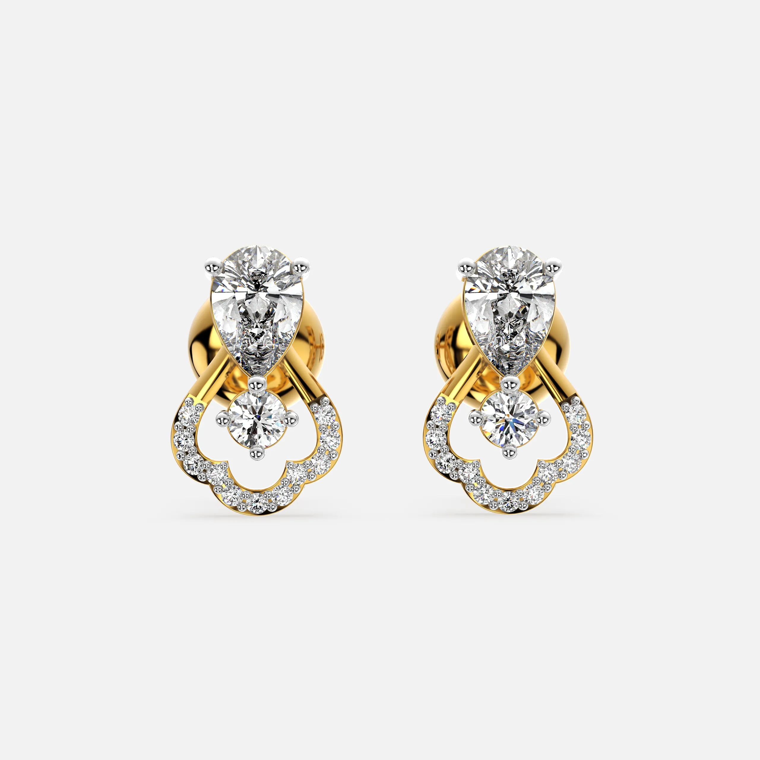Teardrop Radiance Diamond Earrings