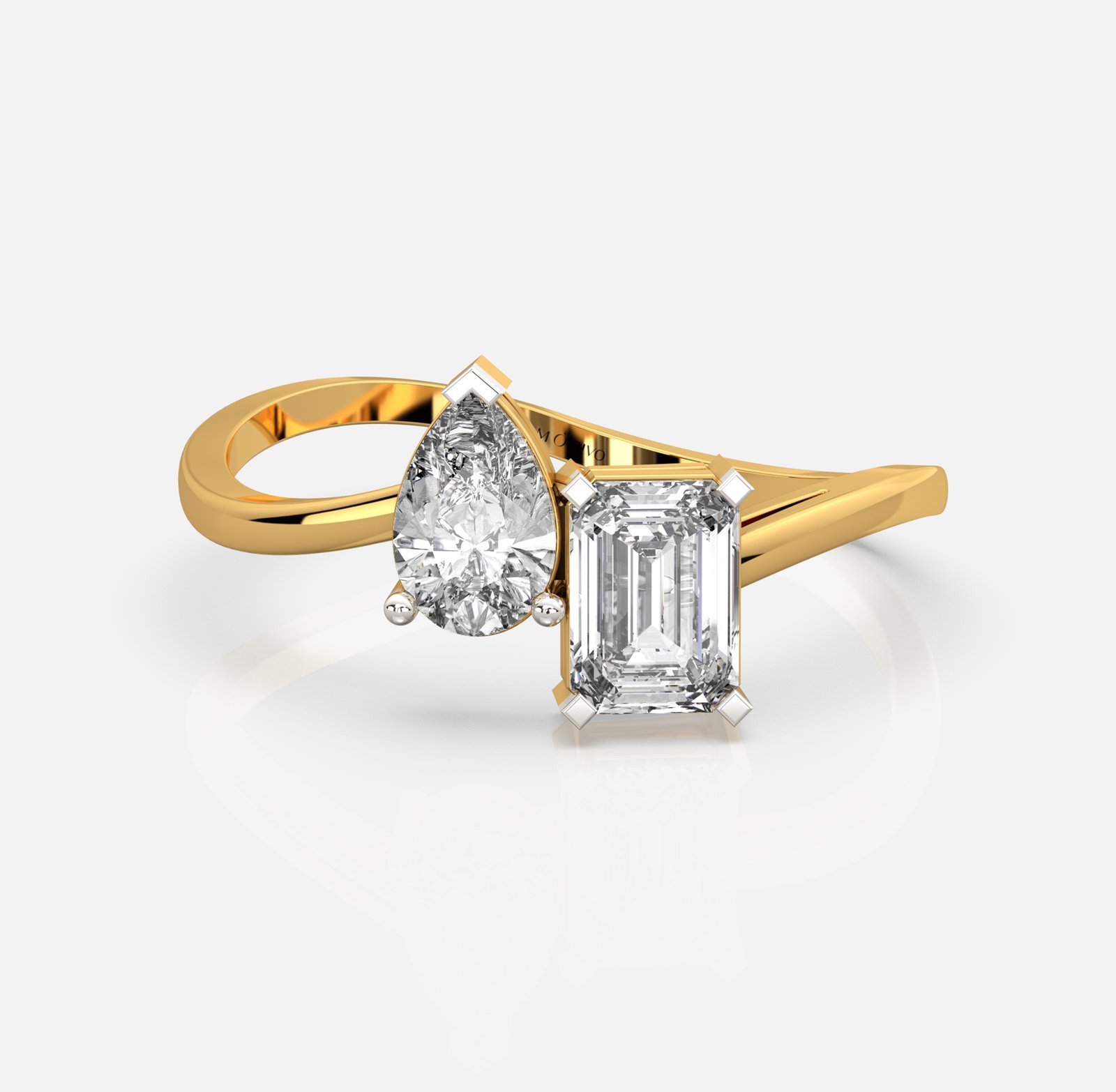 Lyra Duo Diamond Ring