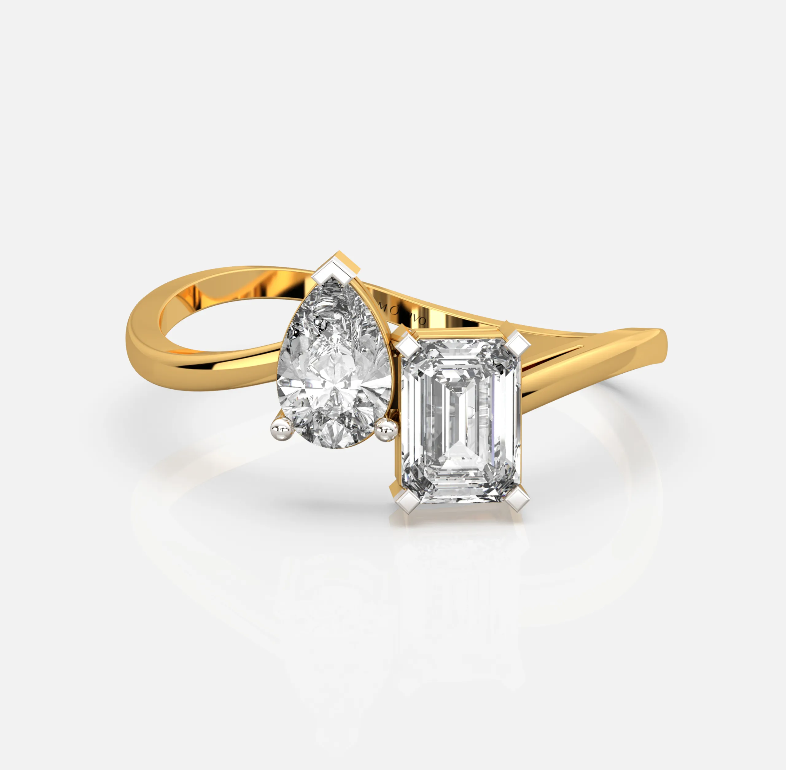 Lyra Duo Diamond Ring