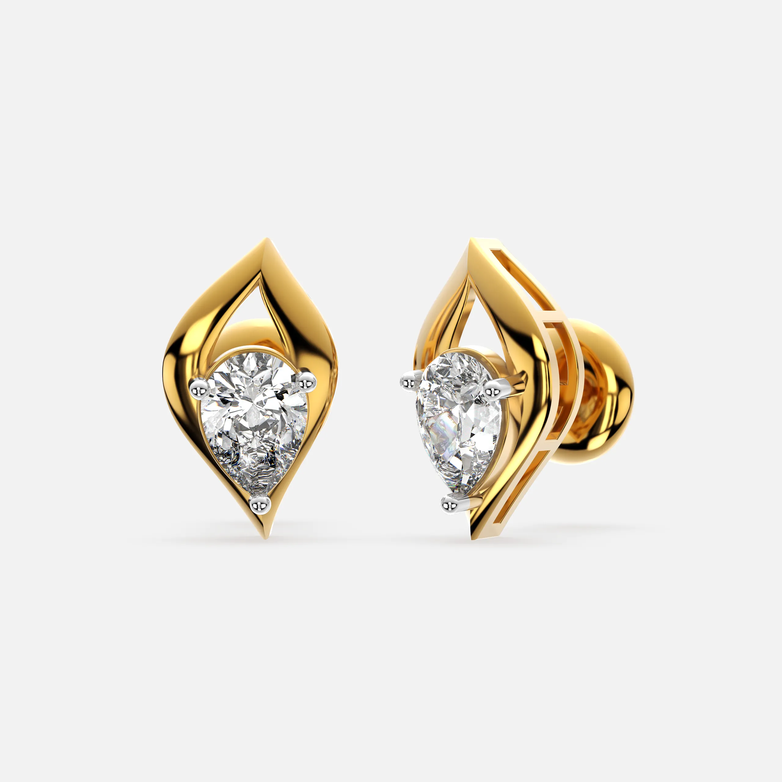 Leaf Luxe Diamond Earrings